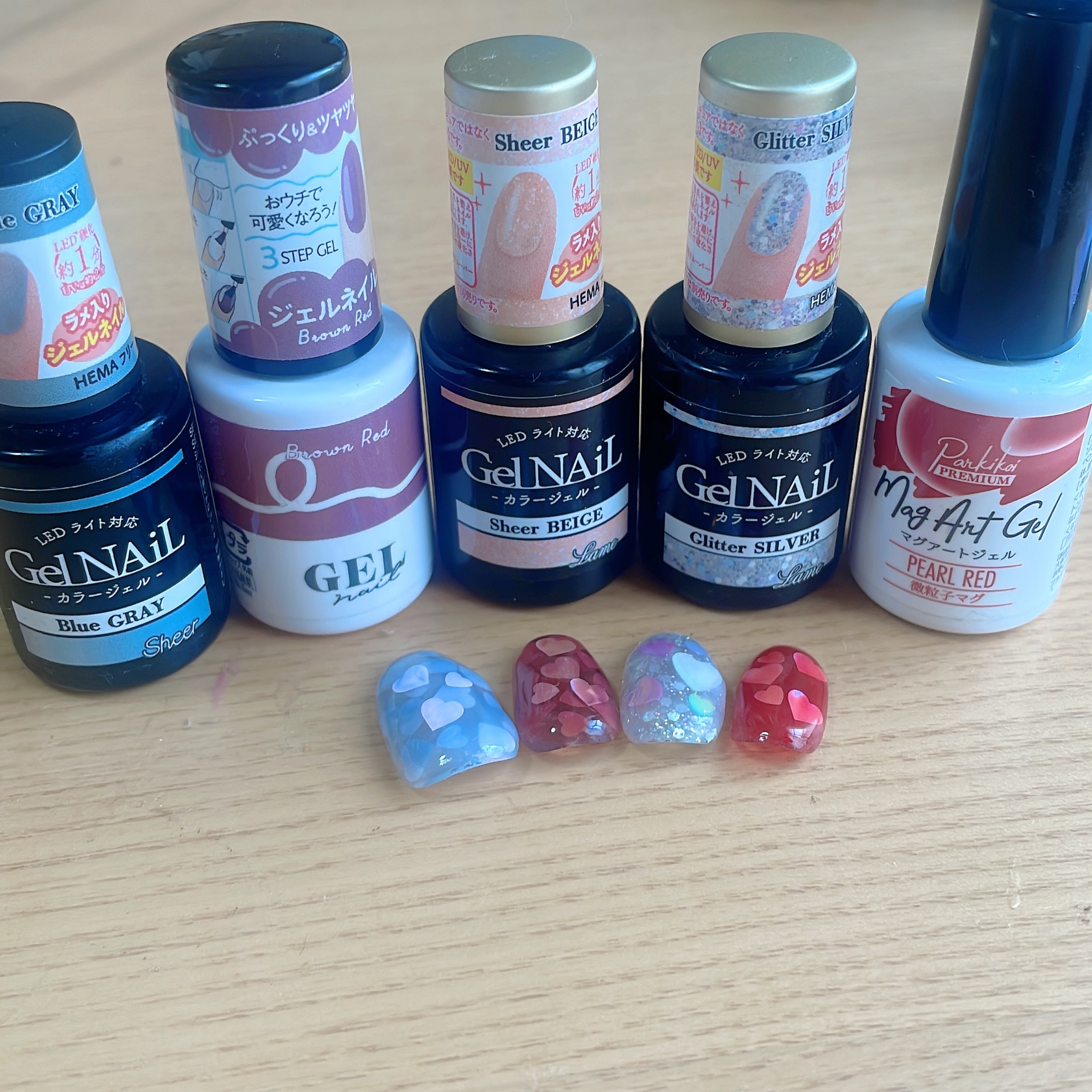 ジェルネイル（ライト対応）/セリア/ジェルネイルを使ったクチコミ（3枚目）