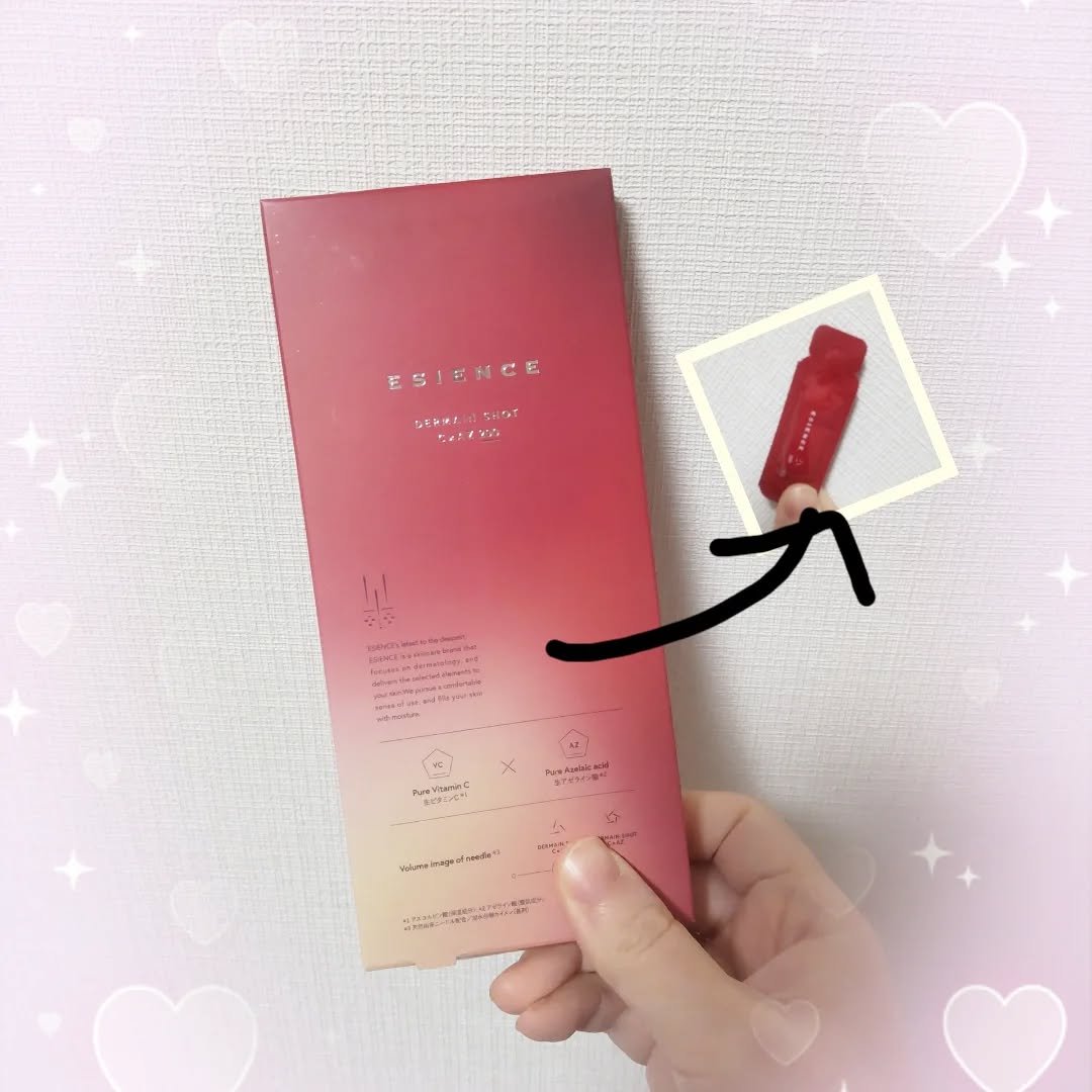 C×AZ ダーマインショット200/ESIENCE/美容液を使ったクチコミ（1枚目）