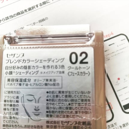 ブレンドカラーシェーディング/CEZANNE/シェーディングを使ったクチコミ(4枚目)