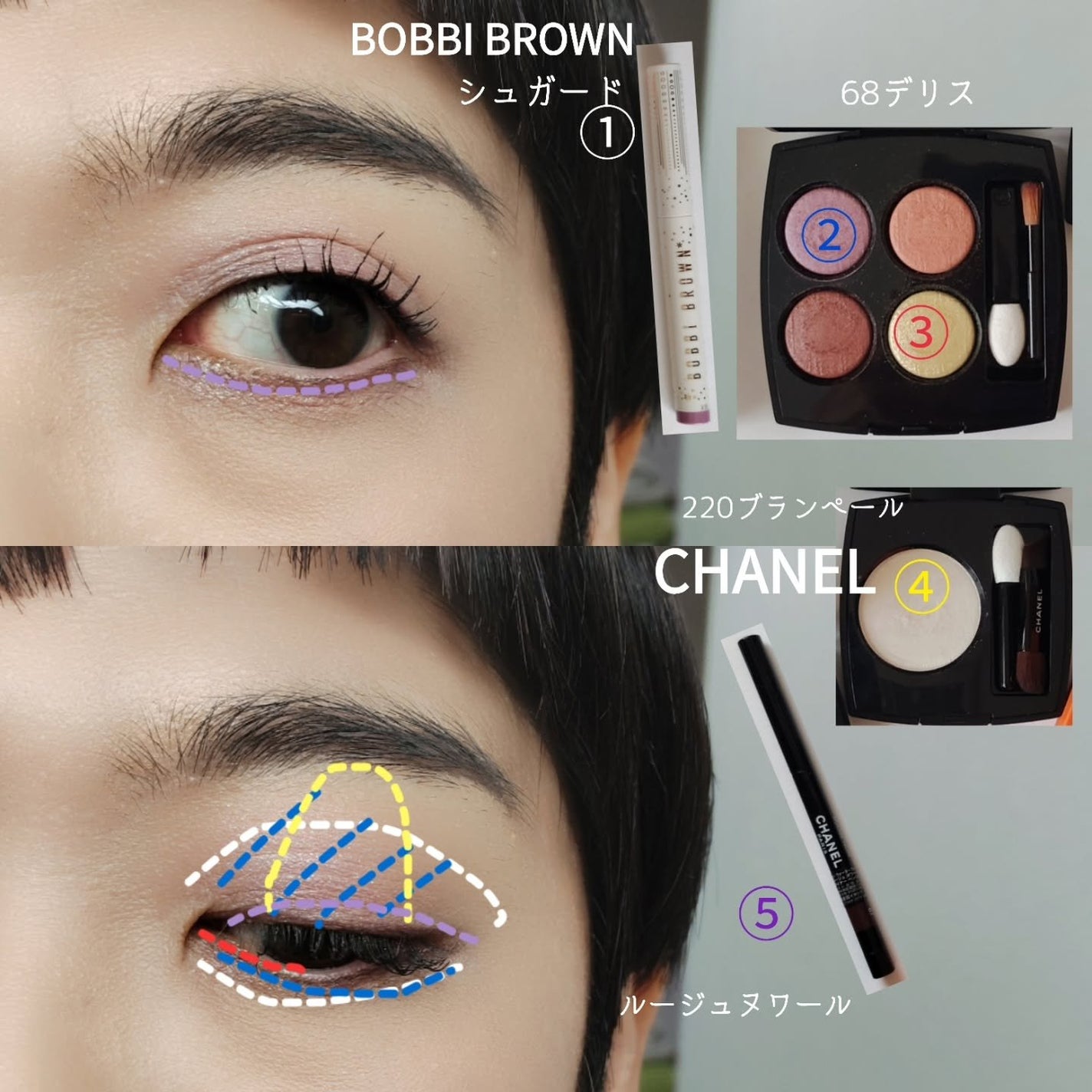 レ キャトル オンブル/CHANEL/アイシャドウパレットを使ったクチコミ(5枚目)