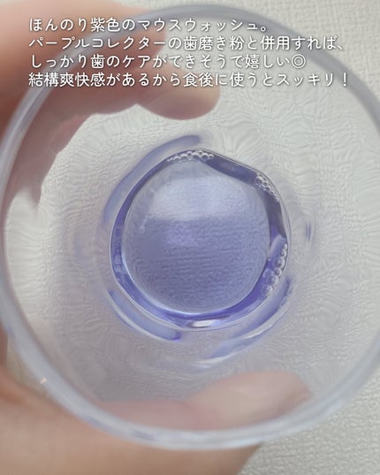 ホワイトニングパープルコレクターマウスウォッシュ/EUTHYMOL/マウスウォッシュ・スプレーを使ったクチコミ(3枚目)