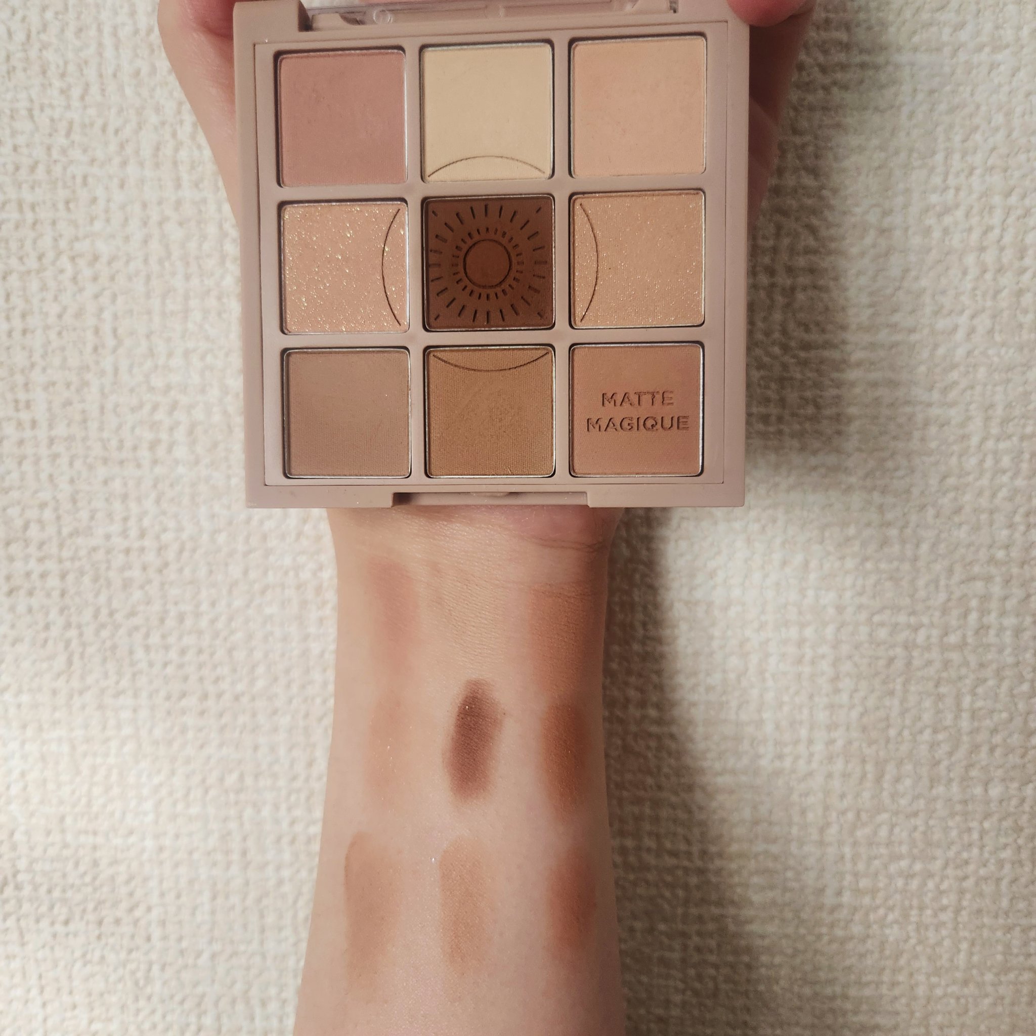 マイフェイブムードアイパレット 9カラー/HOLIKA HOLIKA/アイシャドウパレットを使ったクチコミ（2枚目）