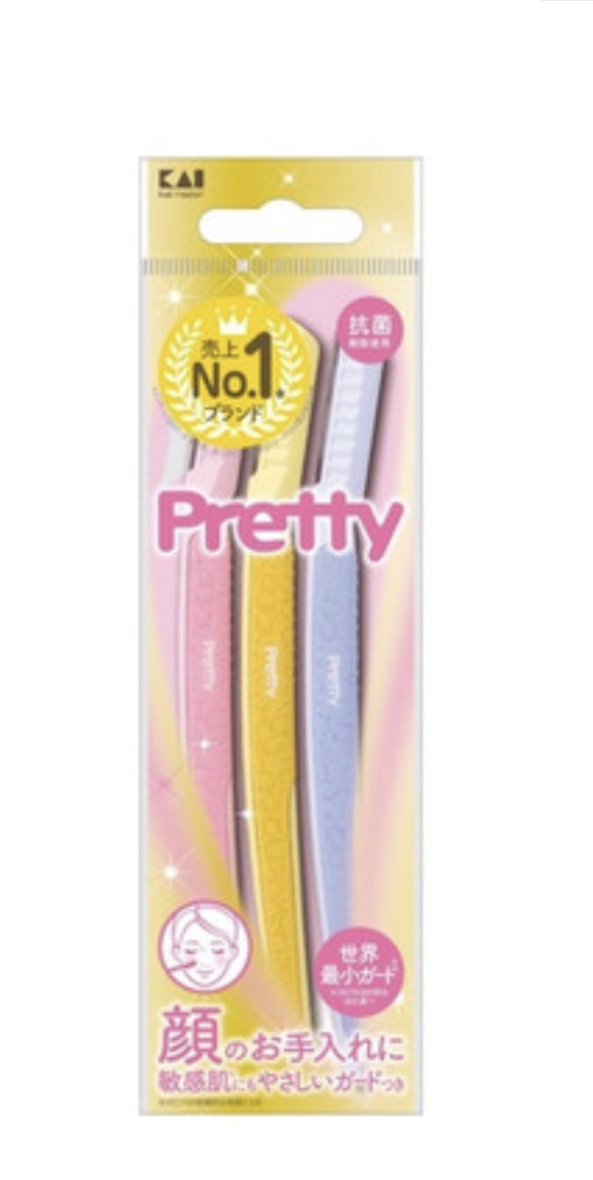 プリティー 敏感肌用フェイスL 3本入/貝印/シェーバーを使ったクチコミ（1枚目）