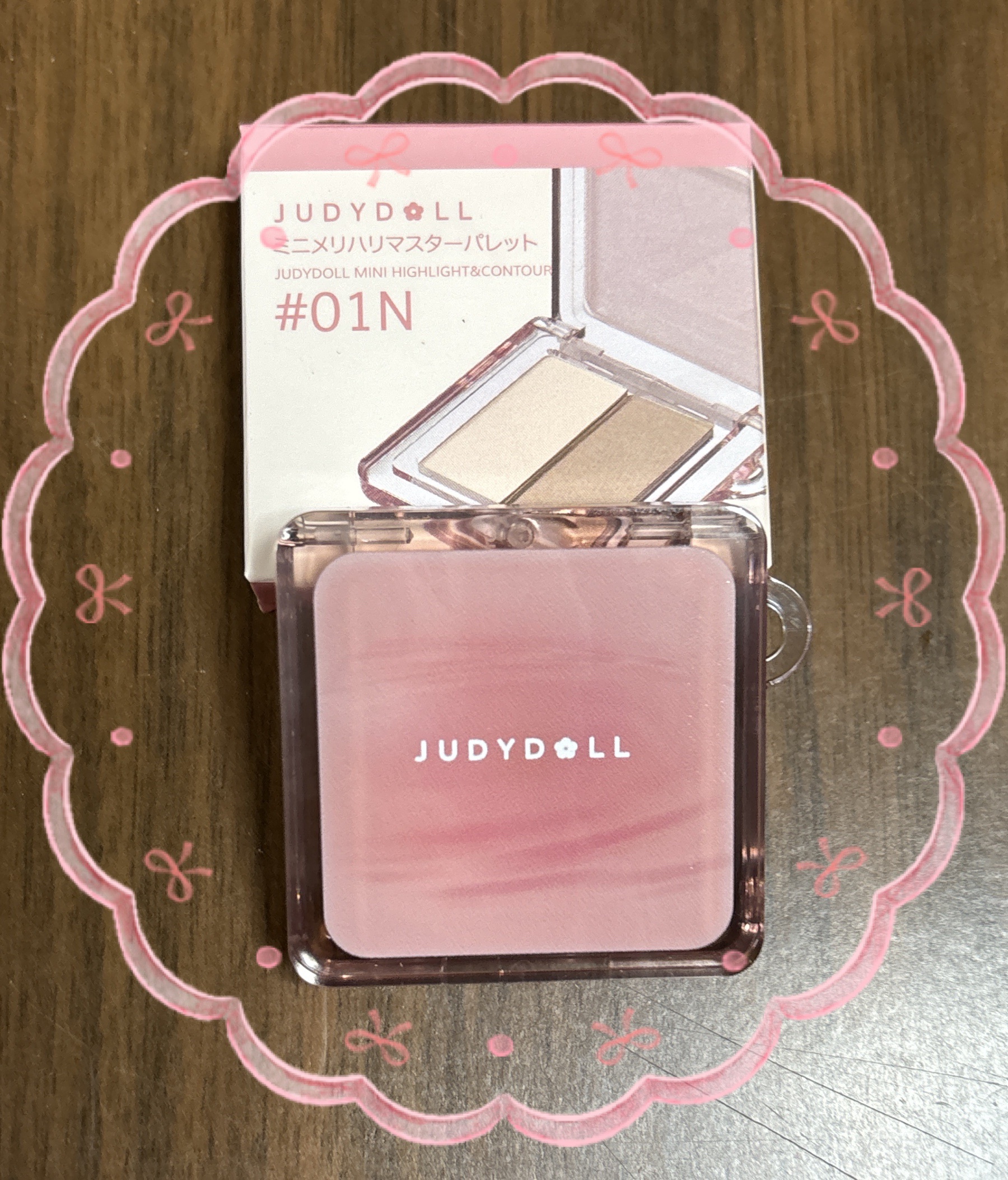 JUDYDOLL メリハリマスターパレット/JUDYDOLL/パウダーハイライトを使ったクチコミ（1枚目）