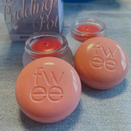 リップアンドチーク ブラーリープリンポット/fwee/口紅を使ったクチコミ(1枚目)