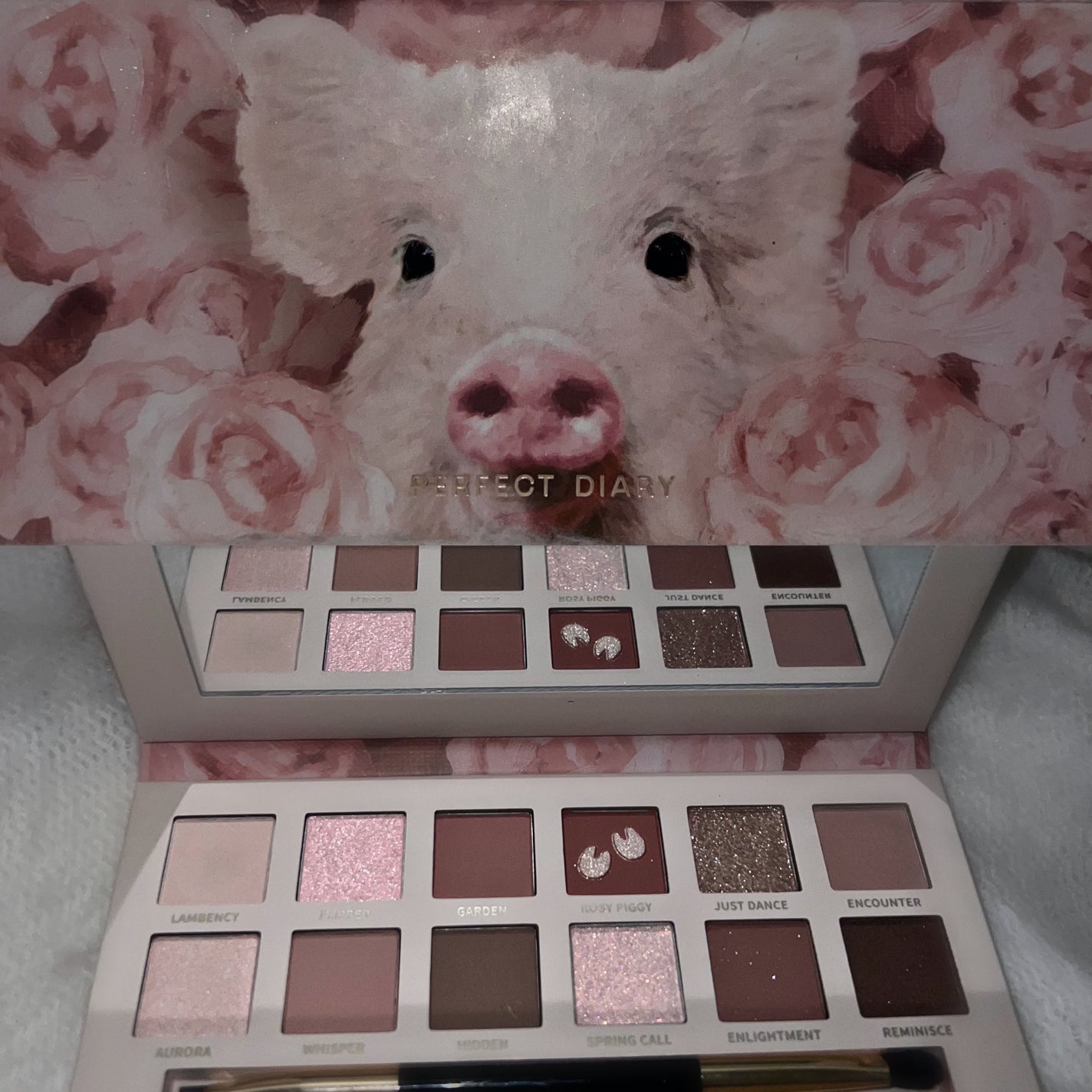 エクスプローラ12色 動物アイシャドウパレット/PERFECT DIARY/アイシャドウパレットを使ったクチコミ(1枚目)