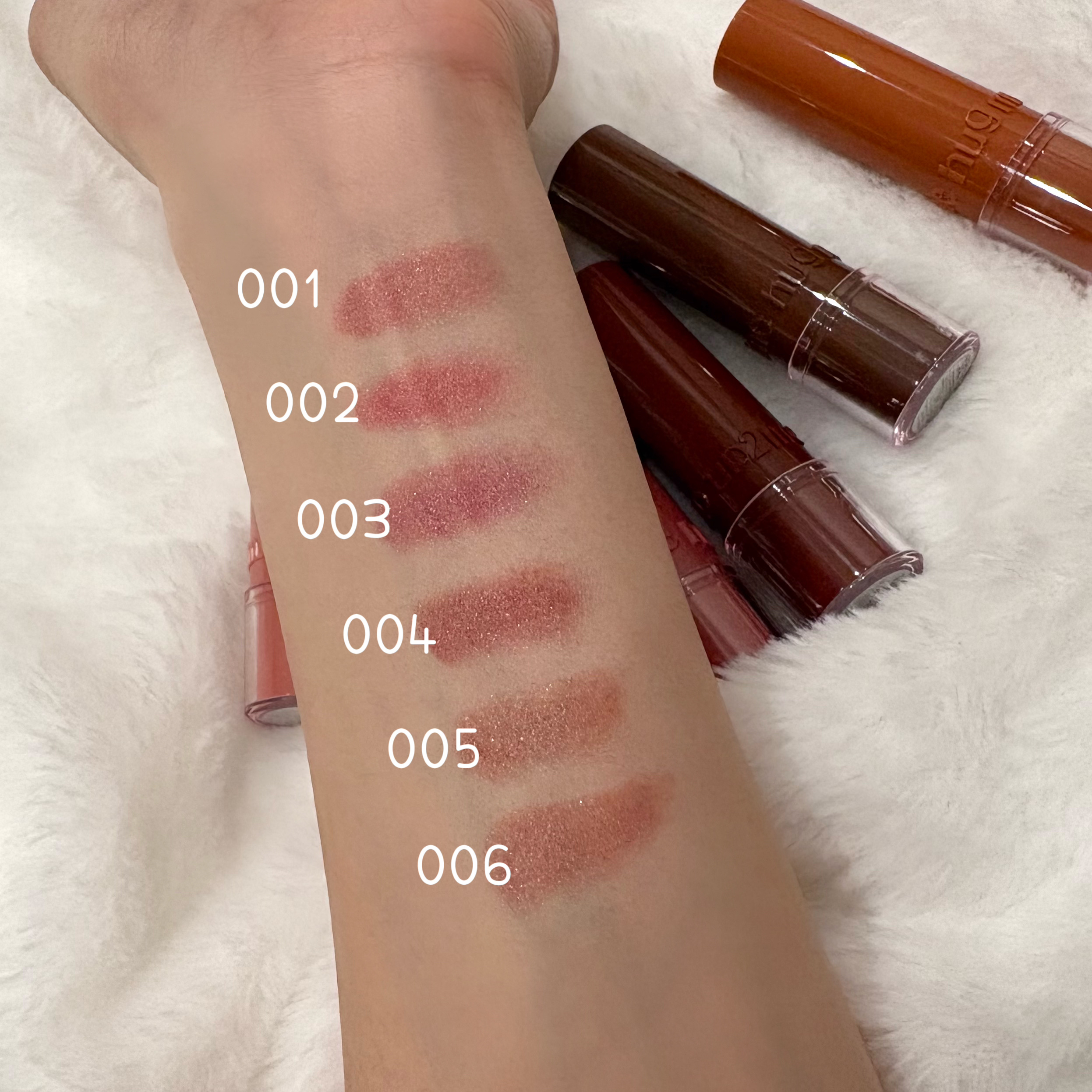 ハグマイリップ　カラーロックプランピーバーム/up2me/口紅を使ったクチコミ（2枚目）