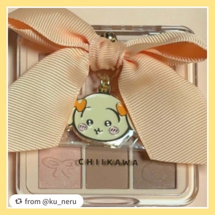 ちいかわ リボンシリーズ アイシャドウパレット/SHOBIDO/アイシャドウパレットを使ったクチコミ(5枚目)