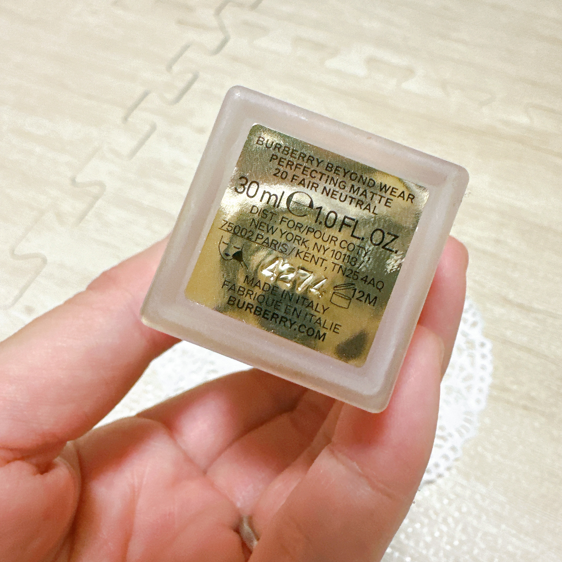 バーバリー ビヨンド ウェア パーフェクティング マット/Burberry Beauty/リキッドファンデーションを使ったクチコミ（3枚目）