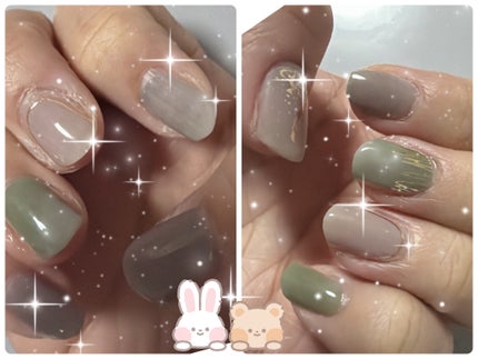 ジェルネイルシール/キャンドゥ/ネイルシールを使ったクチコミ(1枚目)