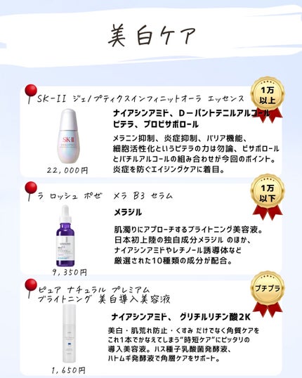 とまと村長@化粧品研究者 on LIPS 「用途別の美容液!知りたい人はぜひ保存してね!価格別なので参考に..」(2枚目)