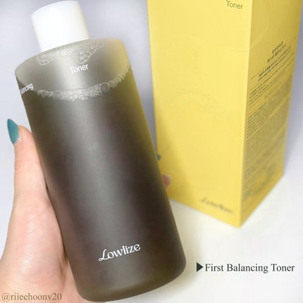 ファーストバランシングトナー/Lowlize/化粧水を使ったクチコミ(1枚目)