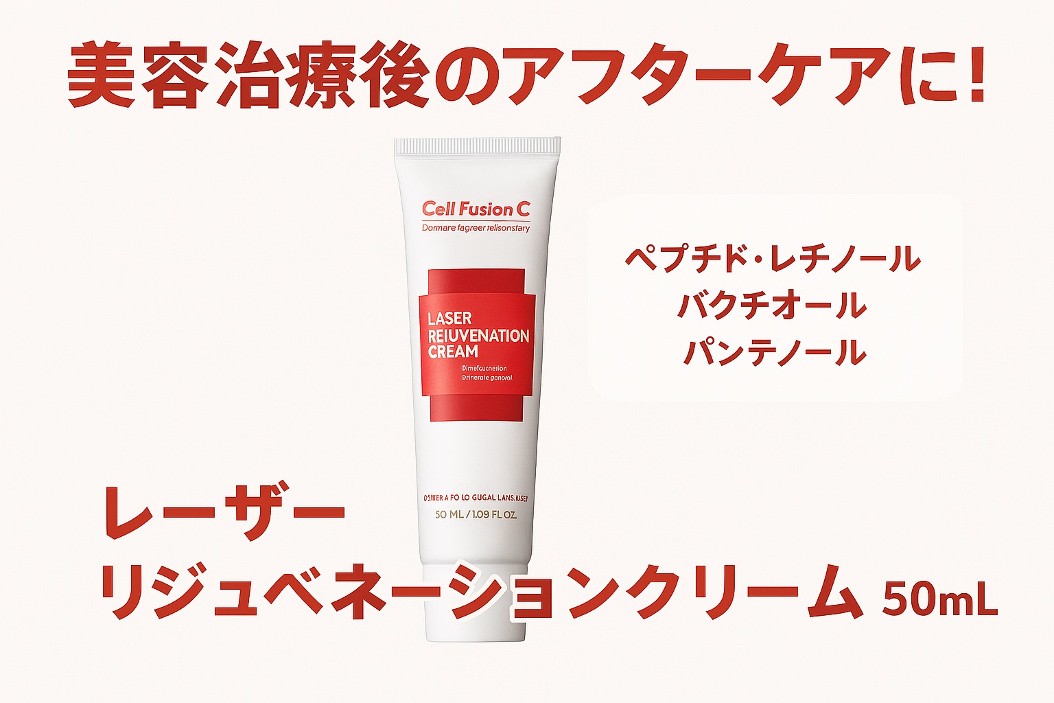 LASER REJUVENATION CREAM/Cell Fusion C(セルフュージョンシー)/フェイスクリームを使ったクチコミ（1枚目）