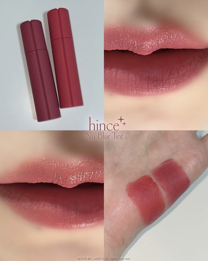 ニュー・ブラーティント/hince/リップティントを使ったクチコミ(1枚目)