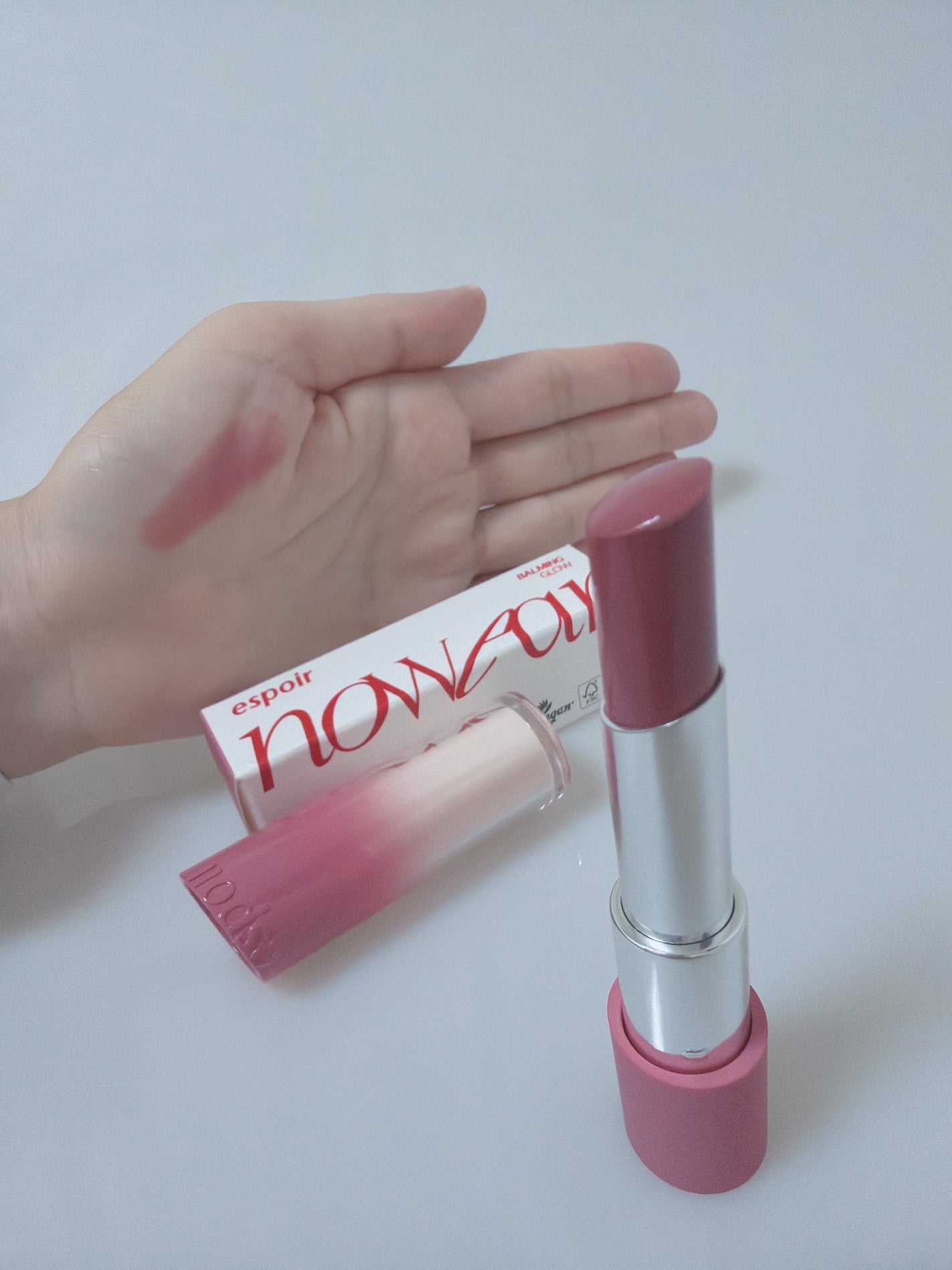 ノーウェアリップスティックバーミンググロー/espoir/口紅を使ったクチコミ(2枚目)
