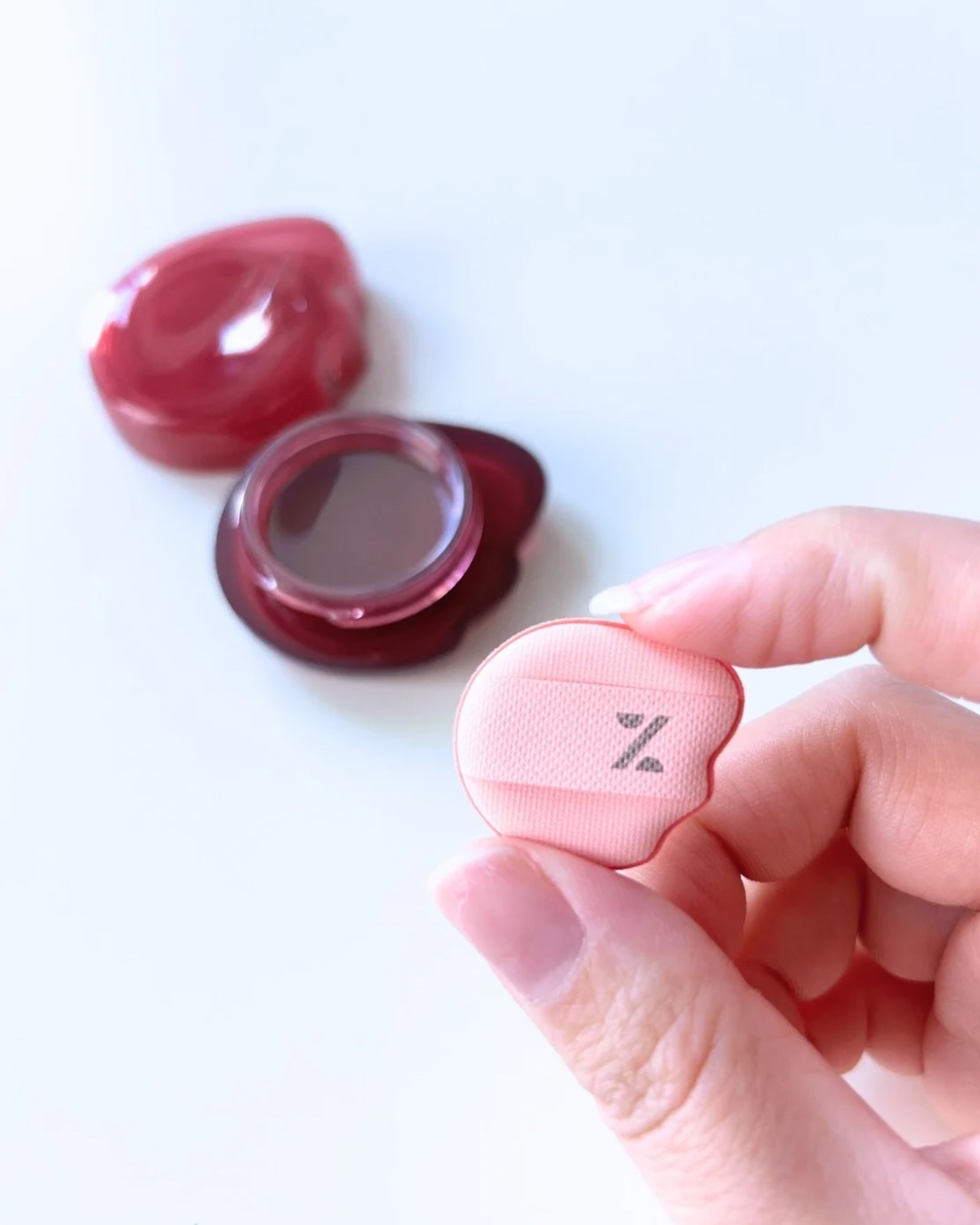 バーミーパフポットリップアンドチーク/%Recipe/ジェル・クリームチークを使ったクチコミ（3枚目）