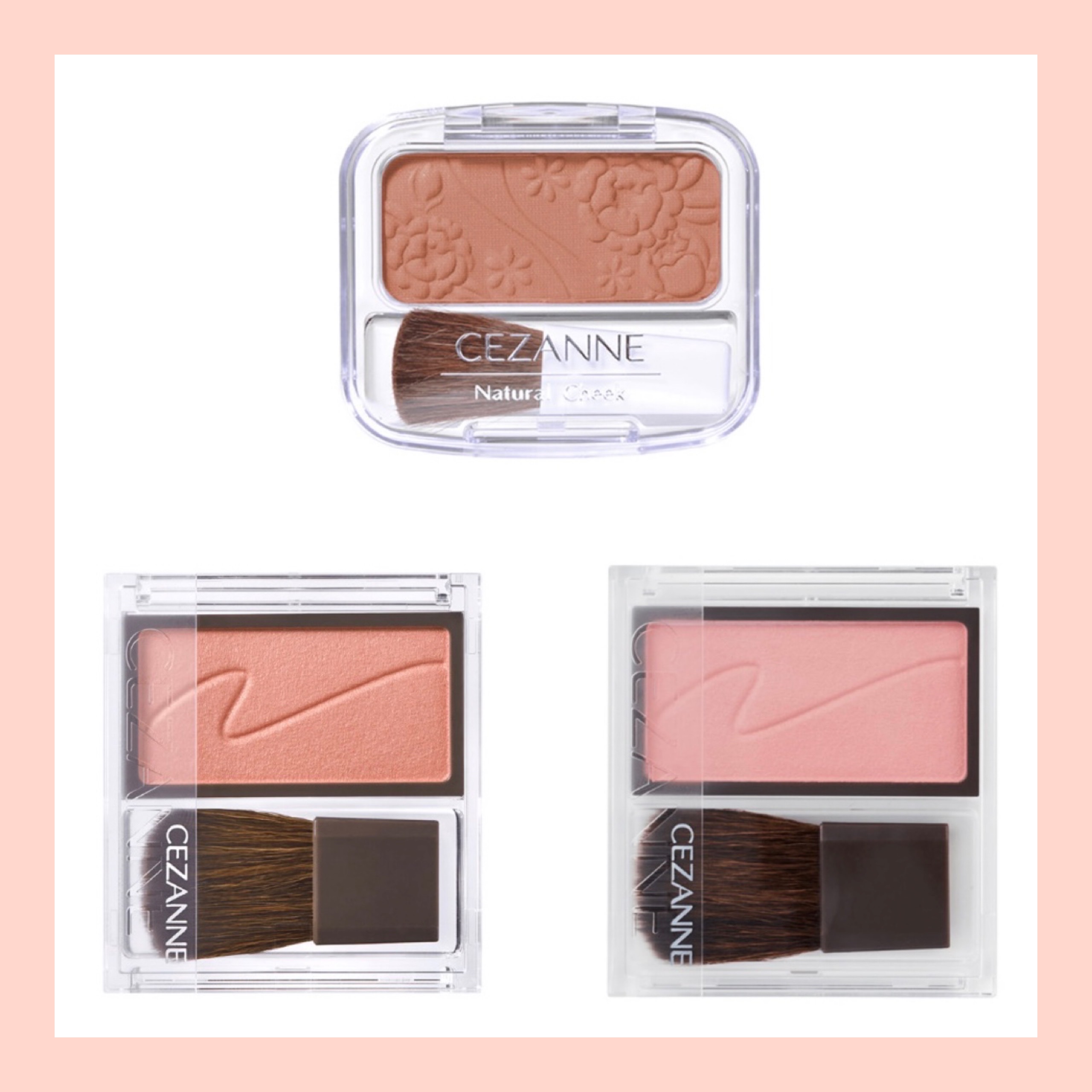 ナチュラル チークN/CEZANNE/パウダーチークを使ったクチコミ（1枚目）