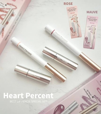 ドットオンムードリップペンシル/Heart Percent/リップライナーを使ったクチコミ(2枚目)