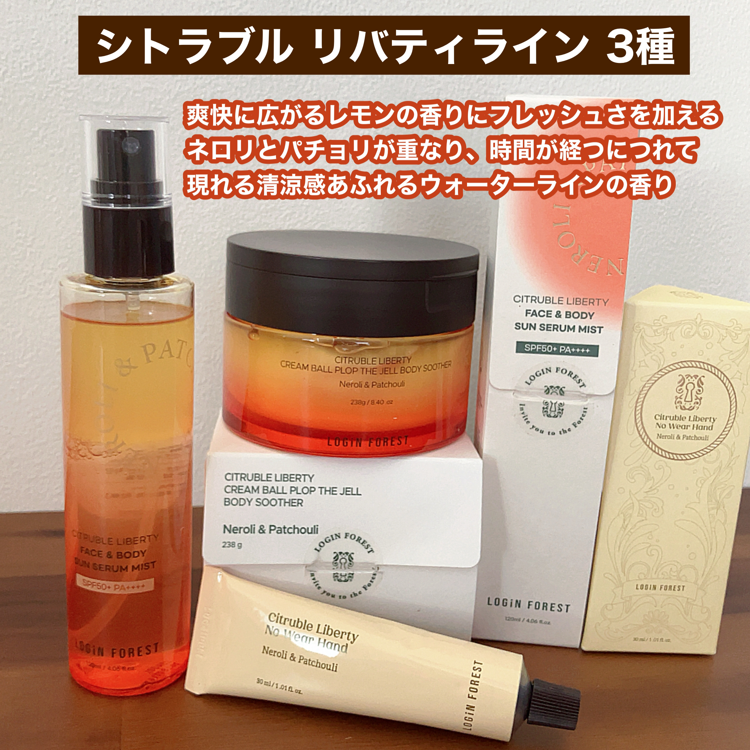 シトラブルリバティークリーム/Login Forest/ボディクリームを使ったクチコミ（2枚目）