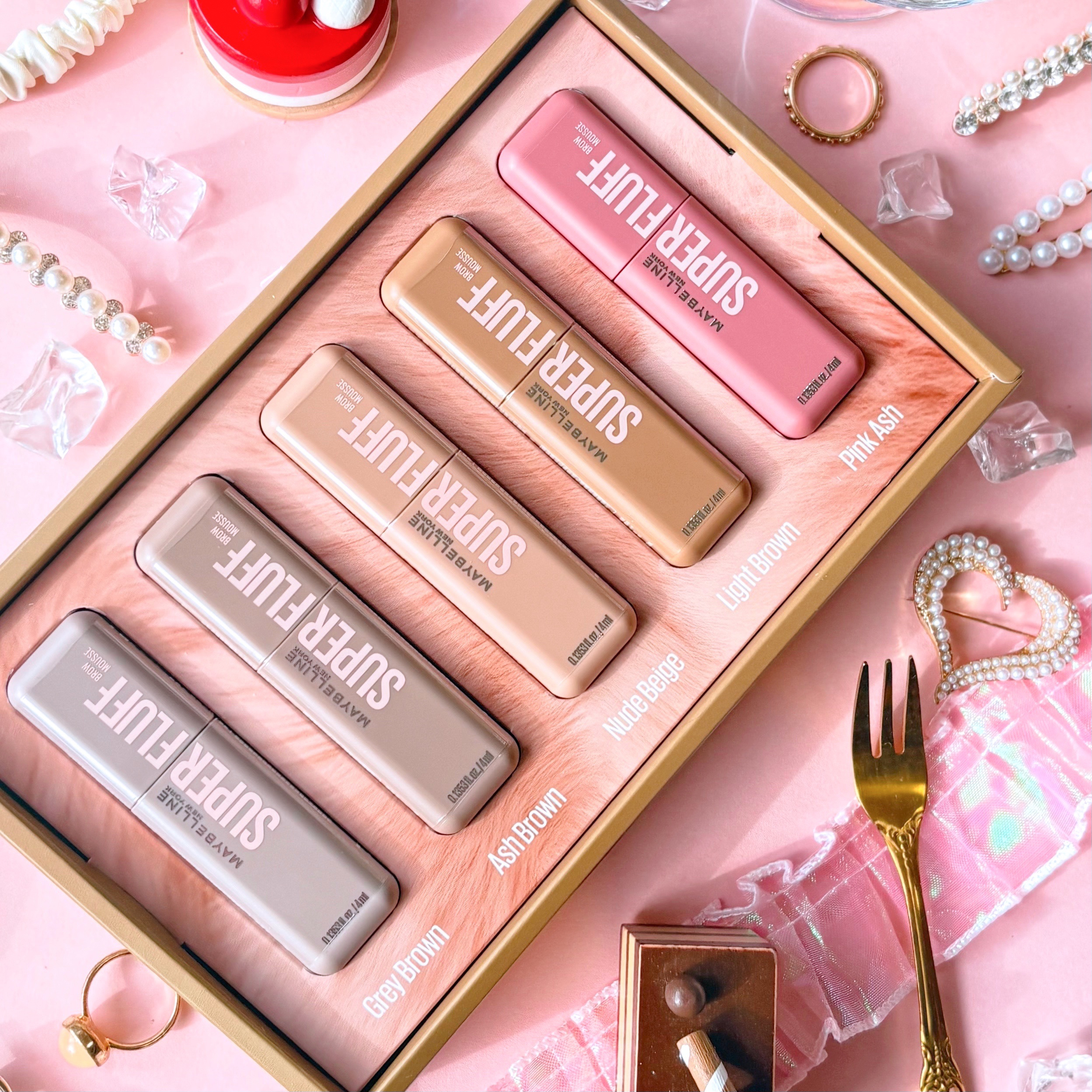 ＳＰ フラッフ ブロウ ムース/MAYBELLINE NEW YORK/眉マスカラを使ったクチコミ（1枚目）