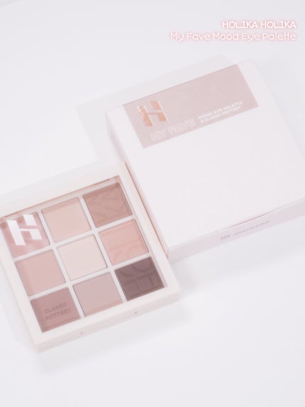 マイフェイブムードアイパレット 9カラー/HOLIKA HOLIKA/アイシャドウパレットを使ったクチコミ(2枚目)