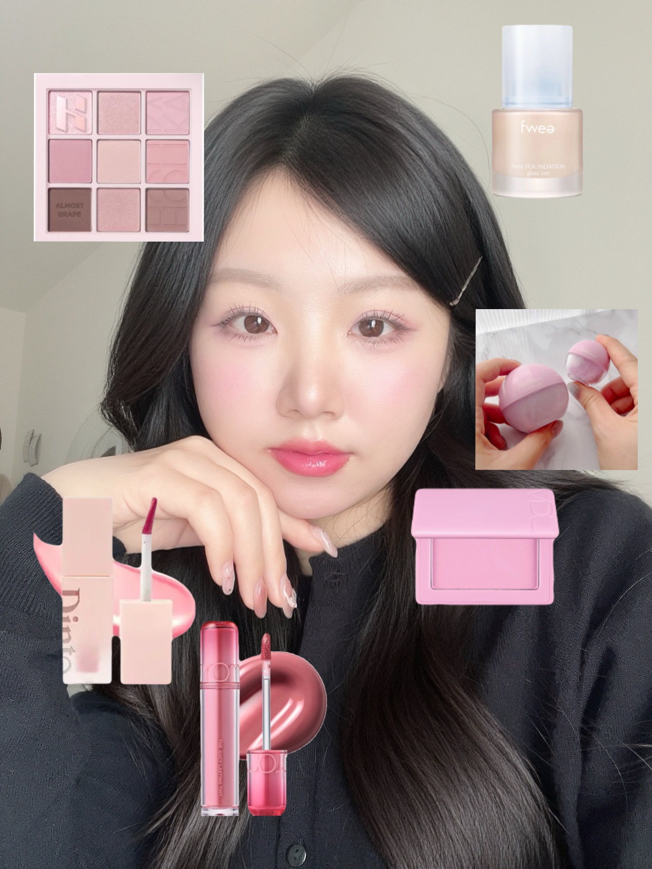 マイフェイブムードアイパレット 9カラー/HOLIKA HOLIKA/アイシャドウパレットを使ったクチコミ（2枚目）