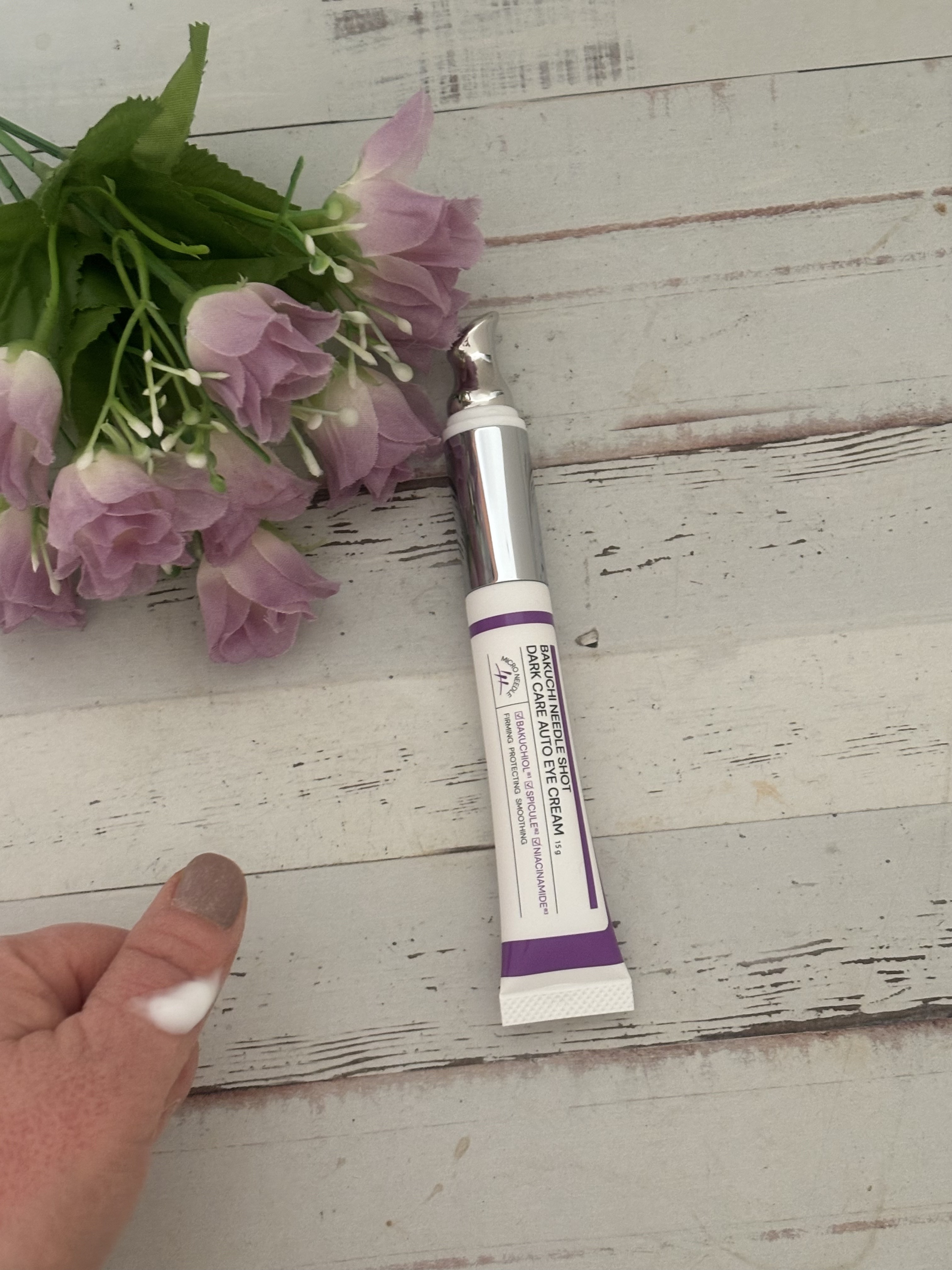 LIALUSTER バクチニードルショット ダークケアオートアイクリームのクチコミ「LIALUSTER株式会社様からご提供いただいた、バクチニードルショットダークケアオートアイク.....」（3枚目）