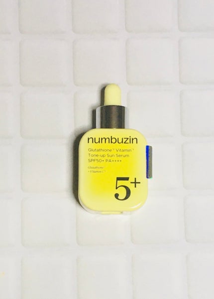 5番 白玉グルタチオンCトーンアップベース SPF50+ PA++++/numbuzin/化粧下地を使ったクチコミ(1枚目)