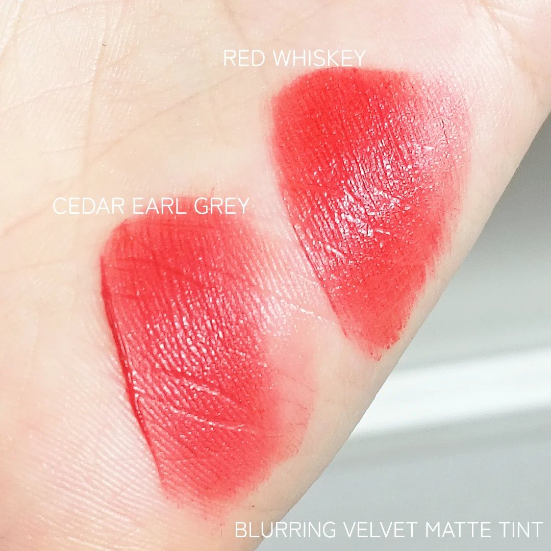 ブラーリングベルベットマットティント/INGA/リップティントを使ったクチコミ（2枚目）