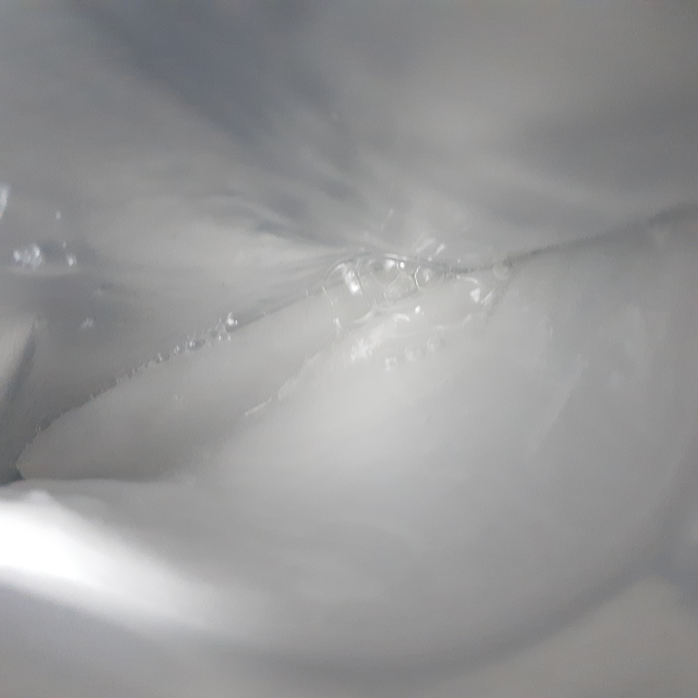 BRINGGREEN アロエスージングフレッシュマスクパックのクチコミ「マスクを広げて顔に密着させました。
とろみがあるみずみずしいテクスチャーの美容液です。
しっと.....」（2枚目）