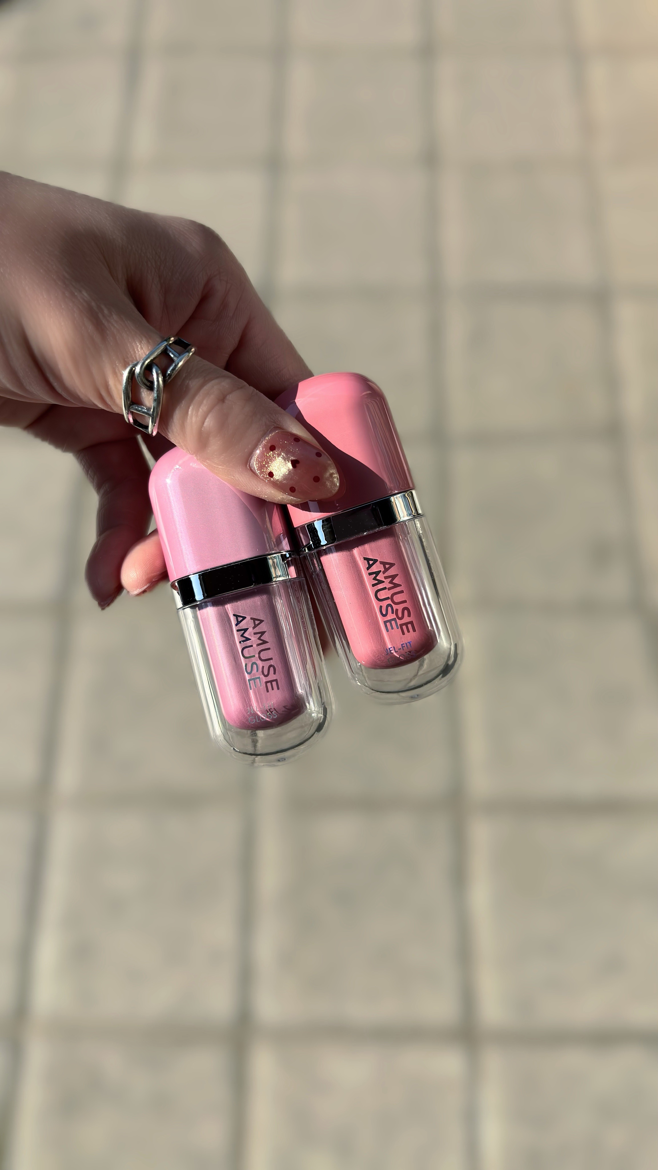 ジェルフィットグロス/AMUSE/リップグロスを使ったクチコミ（1枚目）