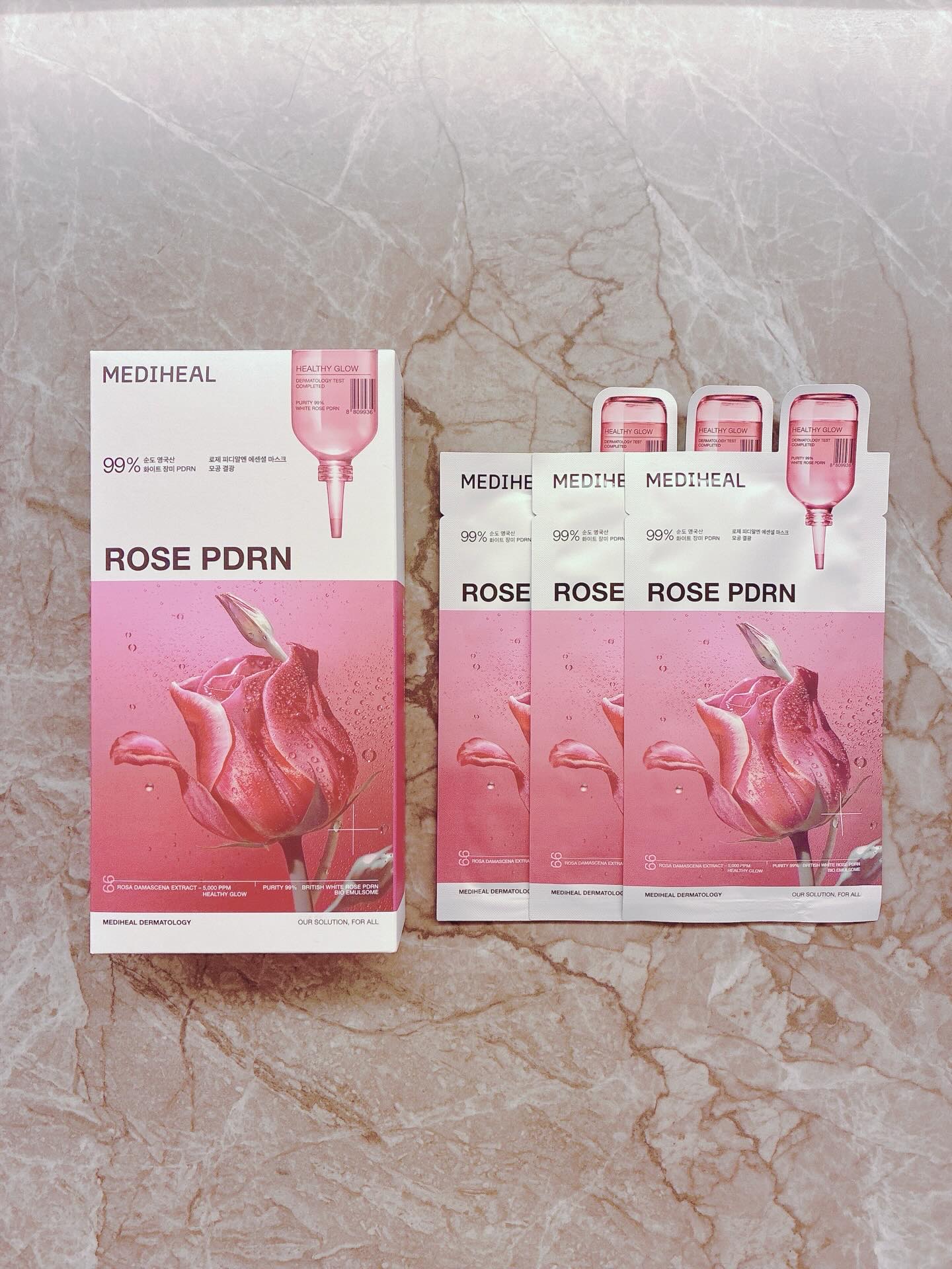 ローゼPDRNエッセンシャルマスクヘルシーグロウ/MEDIHEAL/シートマスク・パックを使ったクチコミ（1枚目）