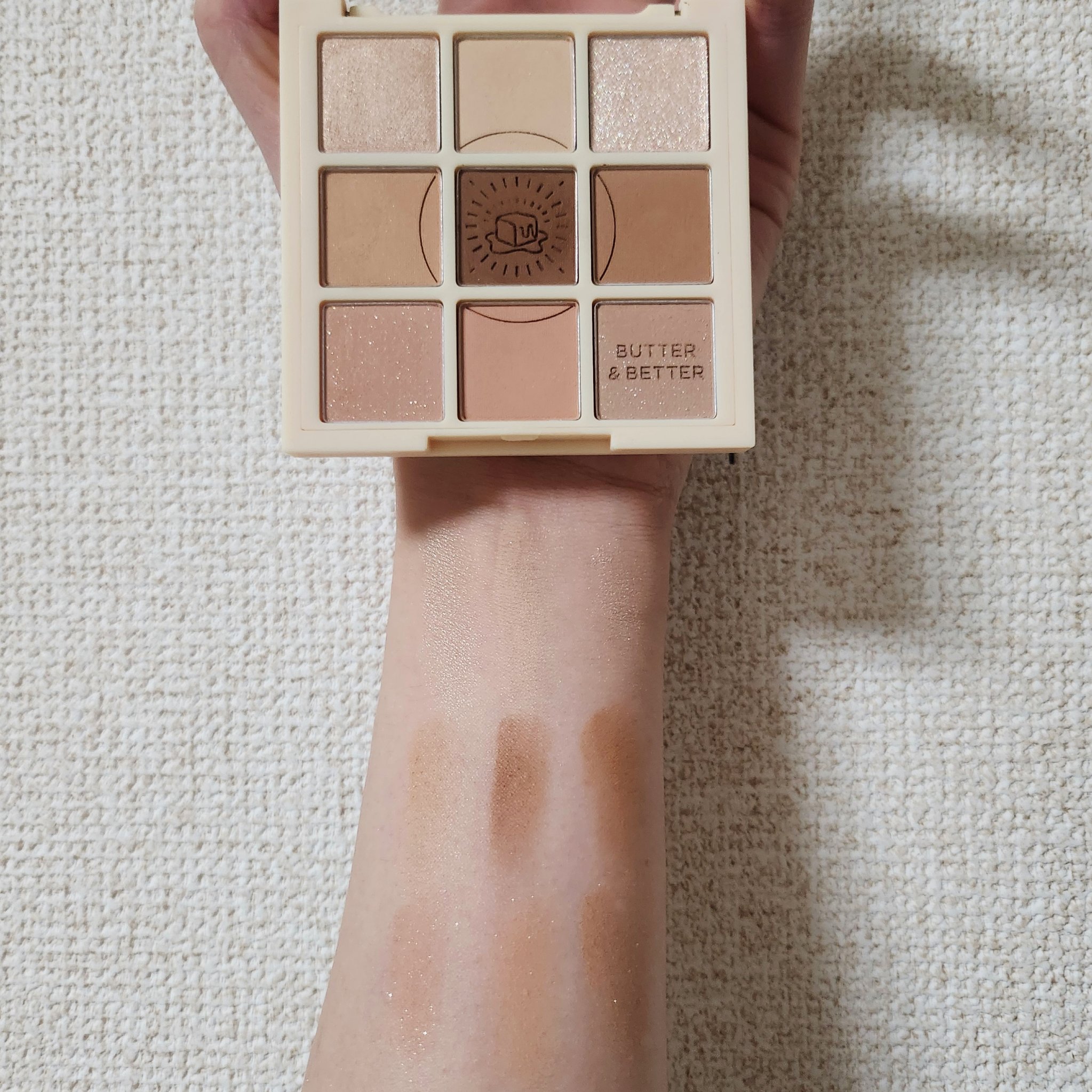 マイフェイブムードアイパレット 9カラー/HOLIKA HOLIKA/アイシャドウパレットを使ったクチコミ（2枚目）