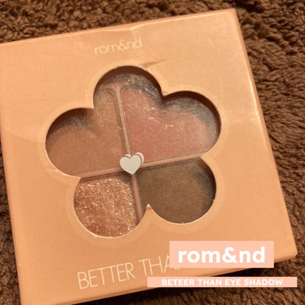 ベターザンアイズ/rom&nd/アイシャドウパレットを使ったクチコミ(1枚目)