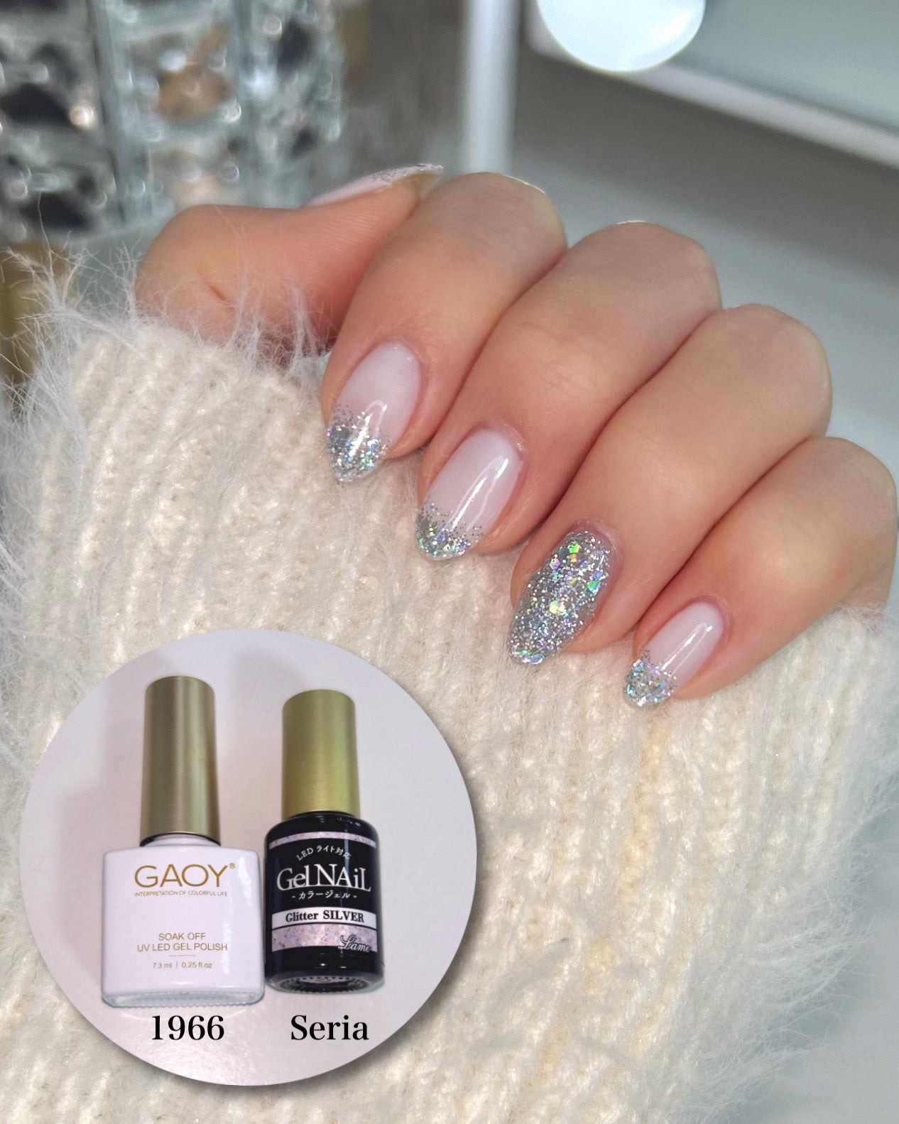 ジェルネイル(ライト対応)/セリア/ジェルネイルを使ったクチコミ(2枚目)