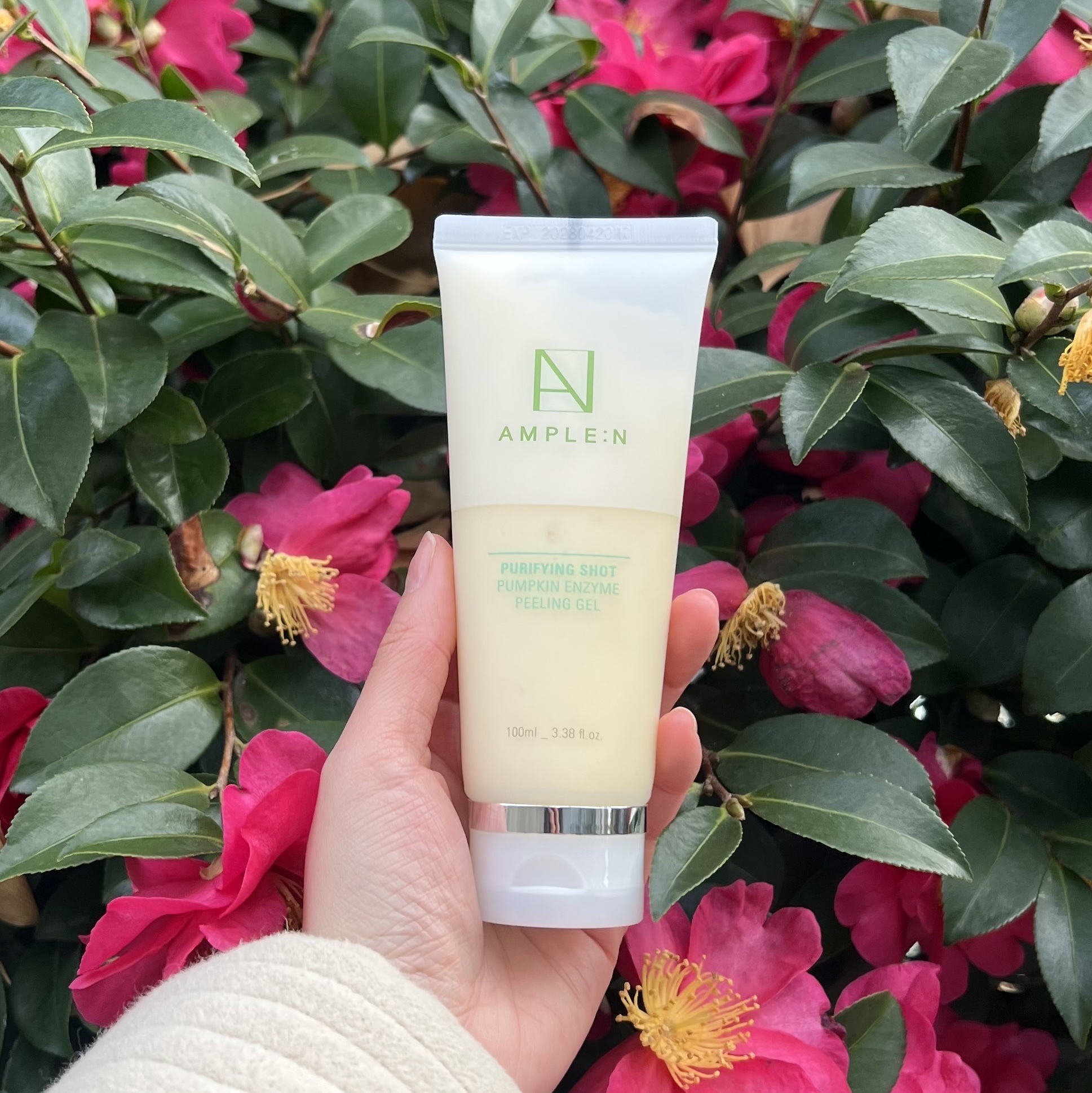 AMPLE:N プリパインショットカボチャ酵素ピーリングジェルのクチコミ「最近肌のごわつきが気になったので
評価が良かったピーリングを購入！
カボチャピーリングらしくて.....」（1枚目）