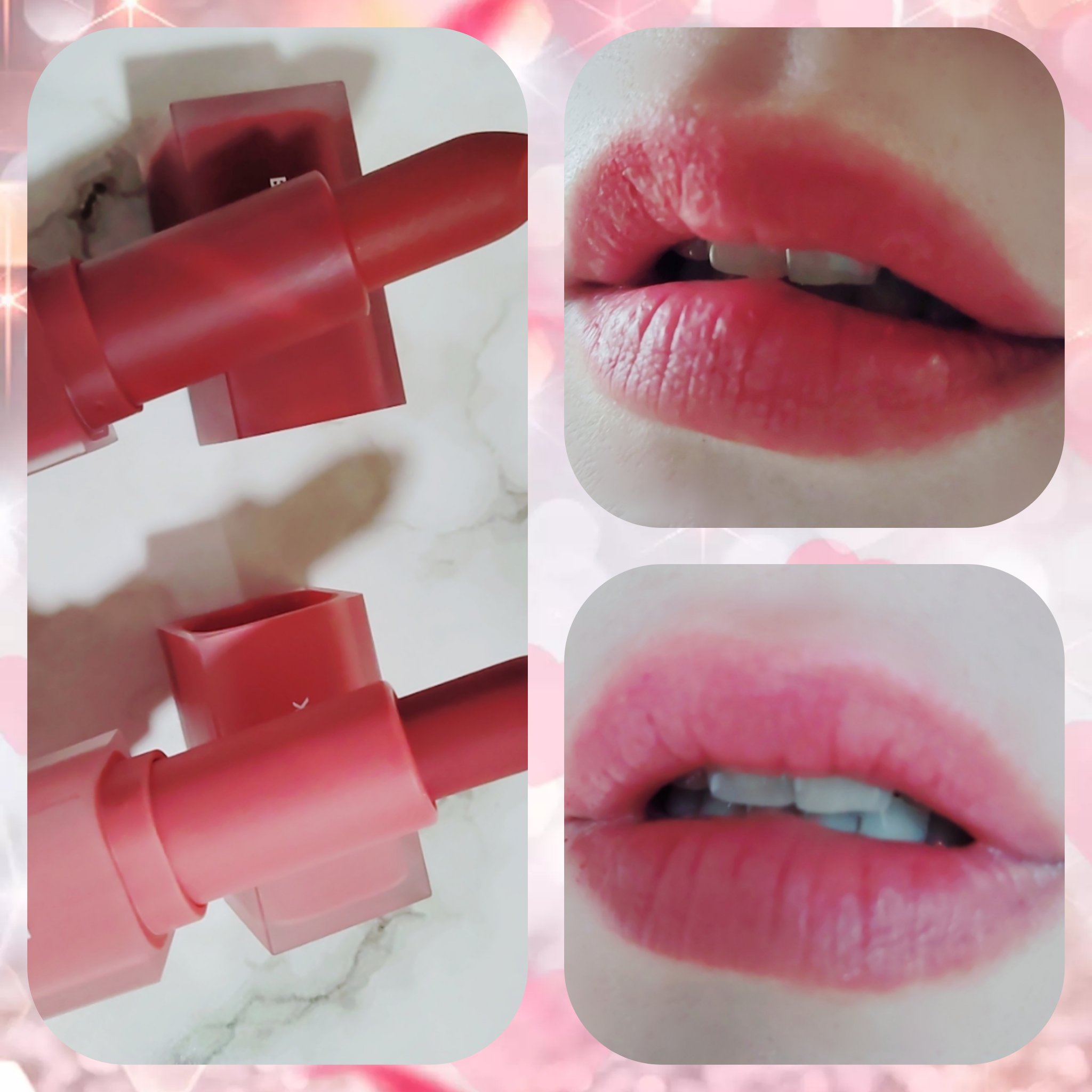 パウダーブラー リップスティック/INGA/口紅を使ったクチコミ（2枚目）