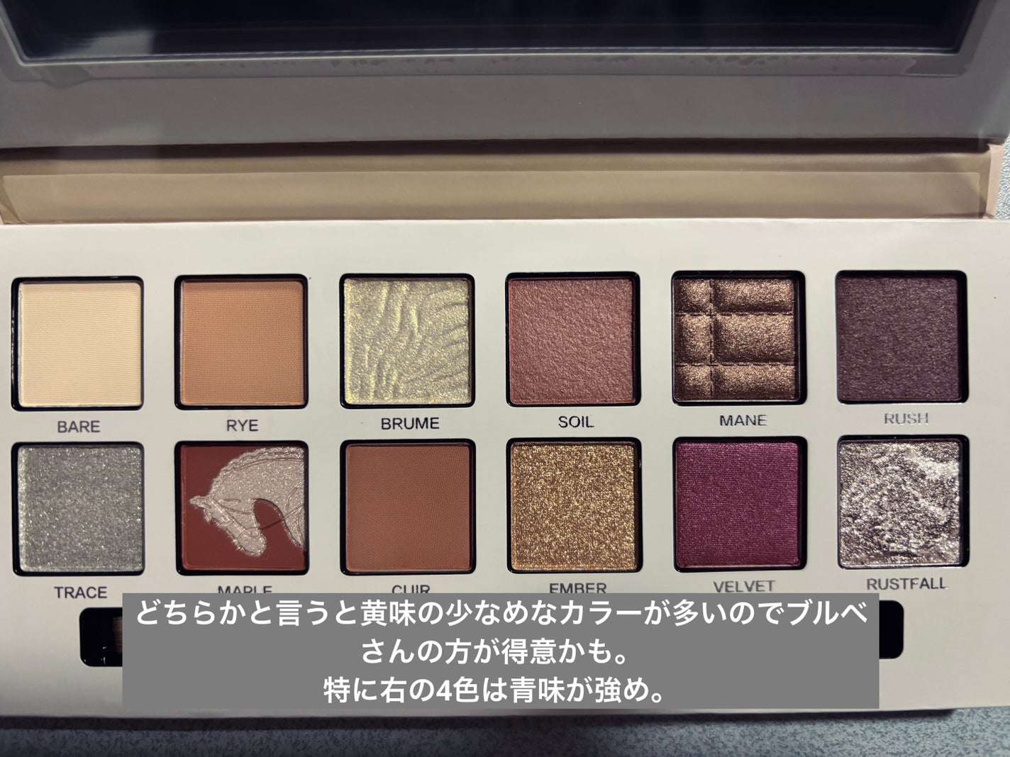 エクスプローラ12色 動物アイシャドウパレット/PERFECT DIARY/アイシャドウパレットを使ったクチコミ(3枚目)