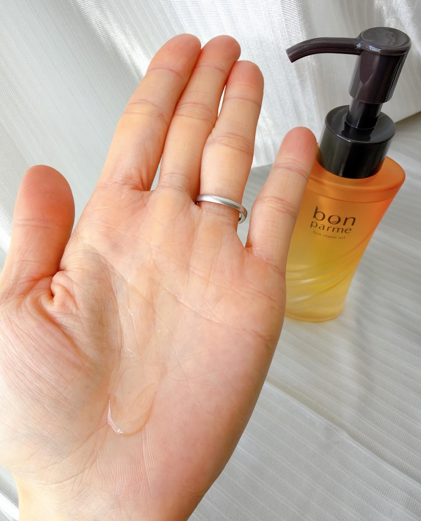 ボンリペア オイル/bonparme/ヘアオイルを使ったクチコミ（3枚目）