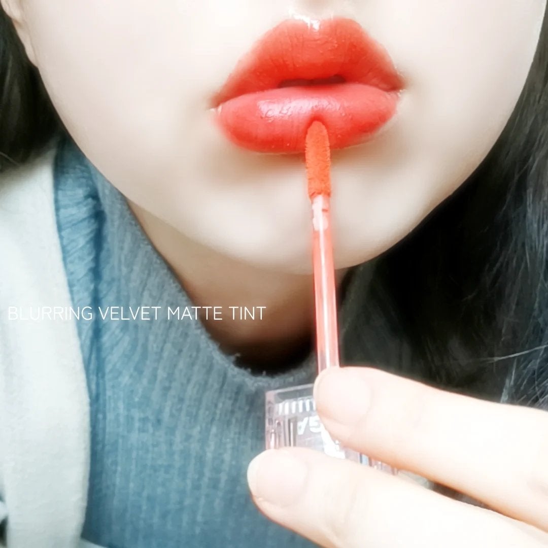 ブラーリングベルベットマットティント/INGA/リップティントを使ったクチコミ(9枚目)