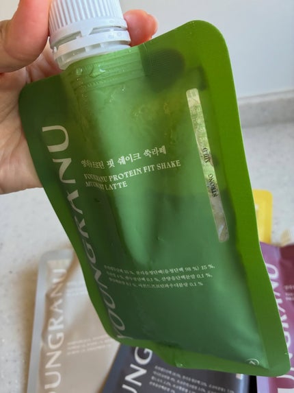 ヨンラニュープロテインフィットシェイク/YOUNGRANU/その他プロテインを使ったクチコミ(3枚目)