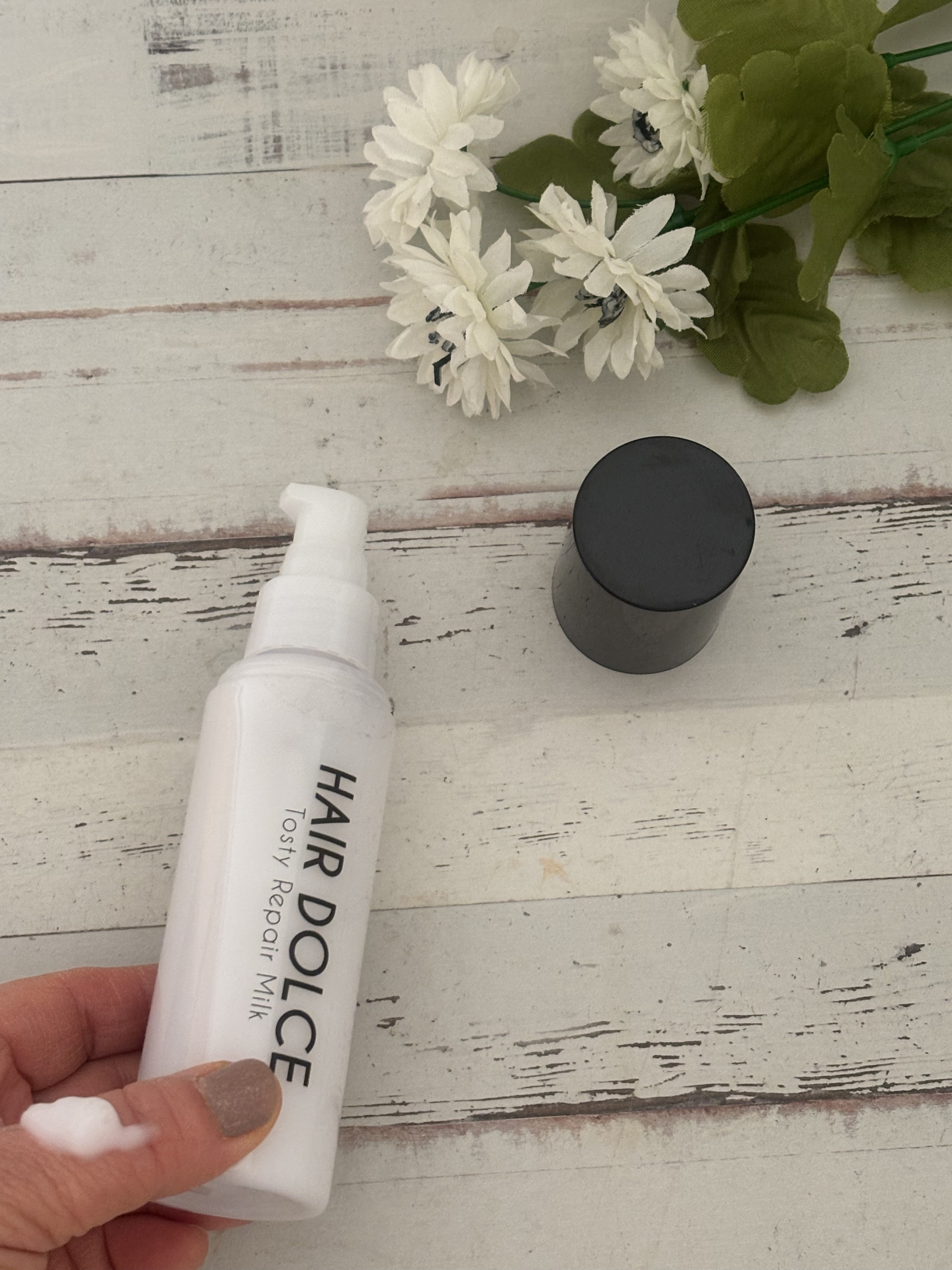 ヘアドルチェ トスティリペアミルク/HAIR DOLCE/ヘアミルクを使ったクチコミ（3枚目）