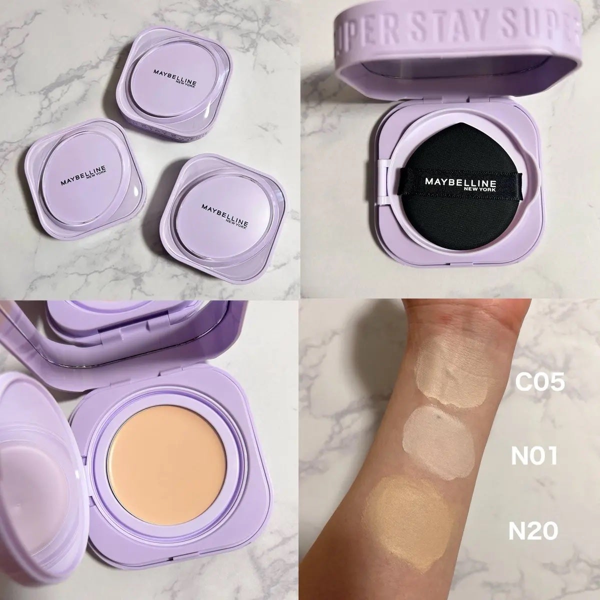 SPステイ クリームパクト ファンデーション/MAYBELLINE NEW YORK/クリーム・エマルジョンファンデーションを使ったクチコミ(2枚目)