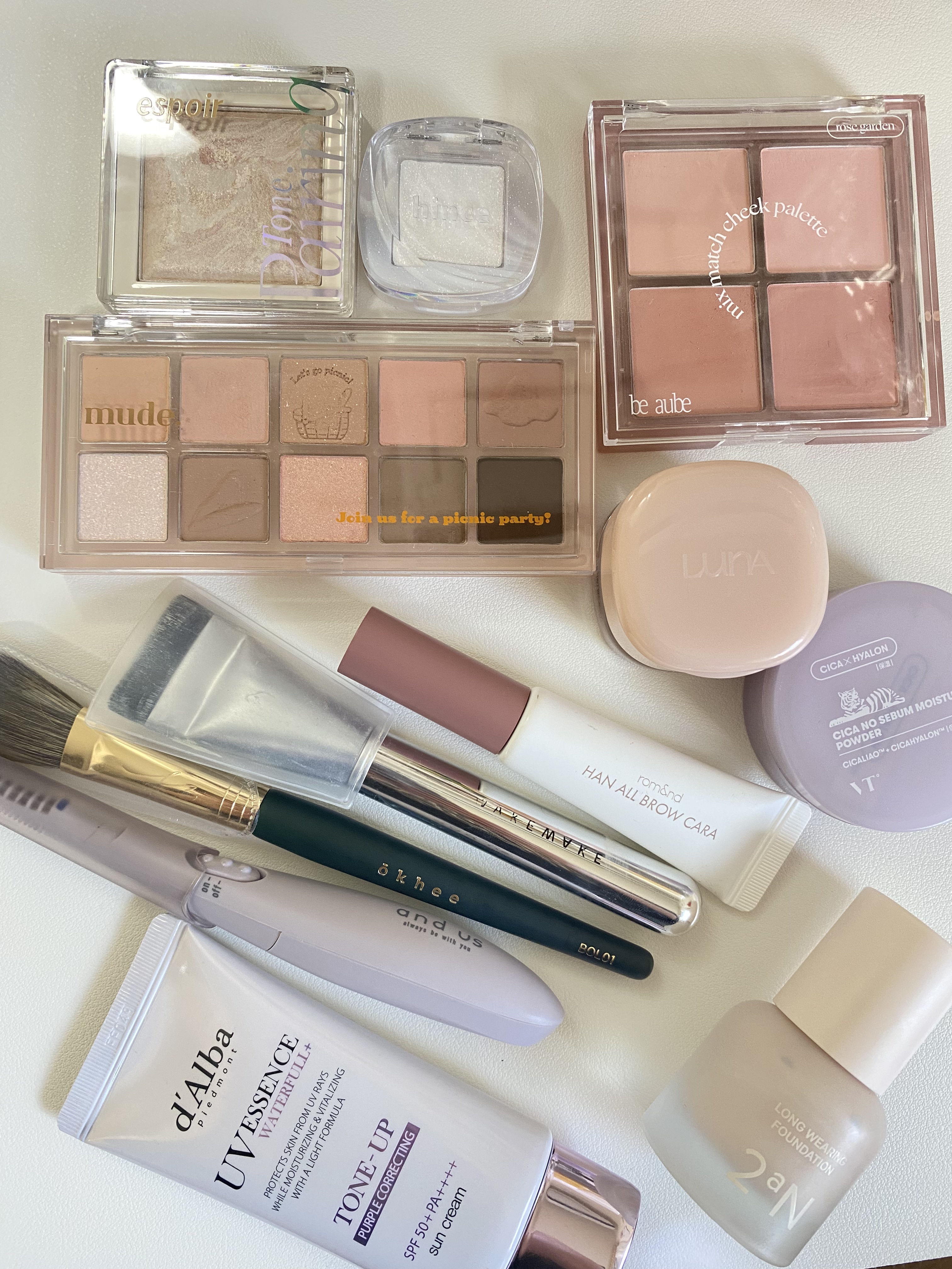 ハンオールブロウカラ/rom&nd/眉マスカラを使ったクチコミ（1枚目）