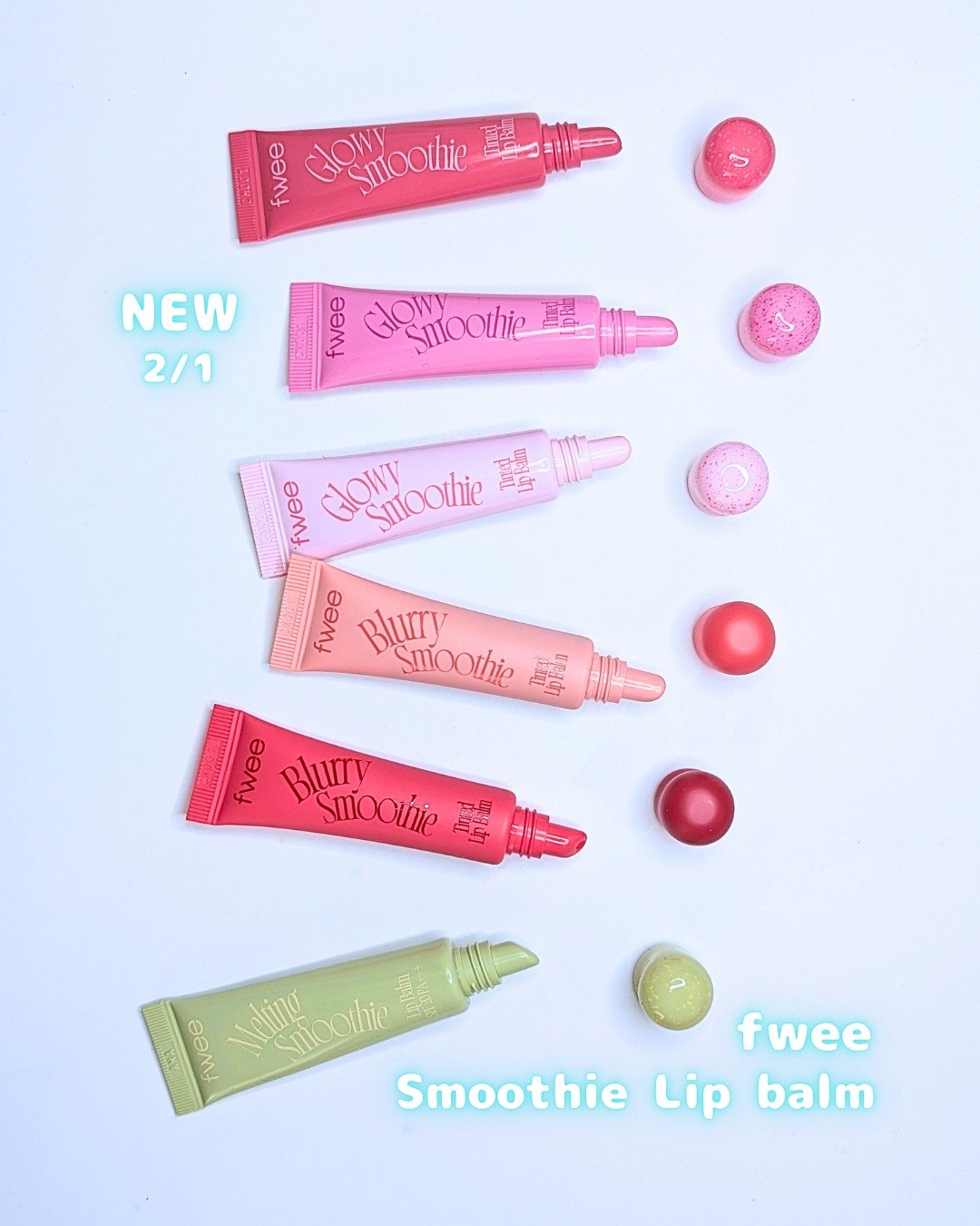 スムージーリップバーム/fwee/リップバームを使ったクチコミ（1枚目）