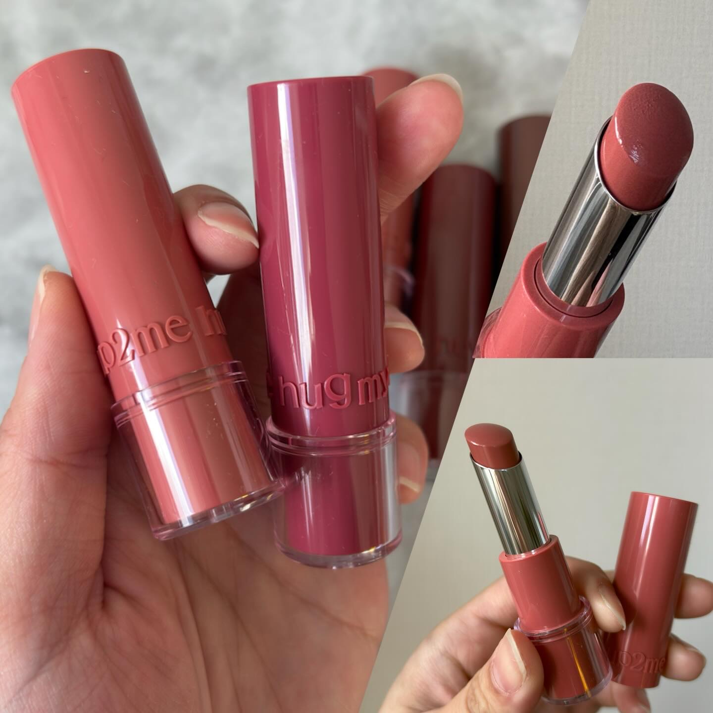 ハグマイリップ　カラーロックプランピーバーム/up2me/口紅を使ったクチコミ（3枚目）