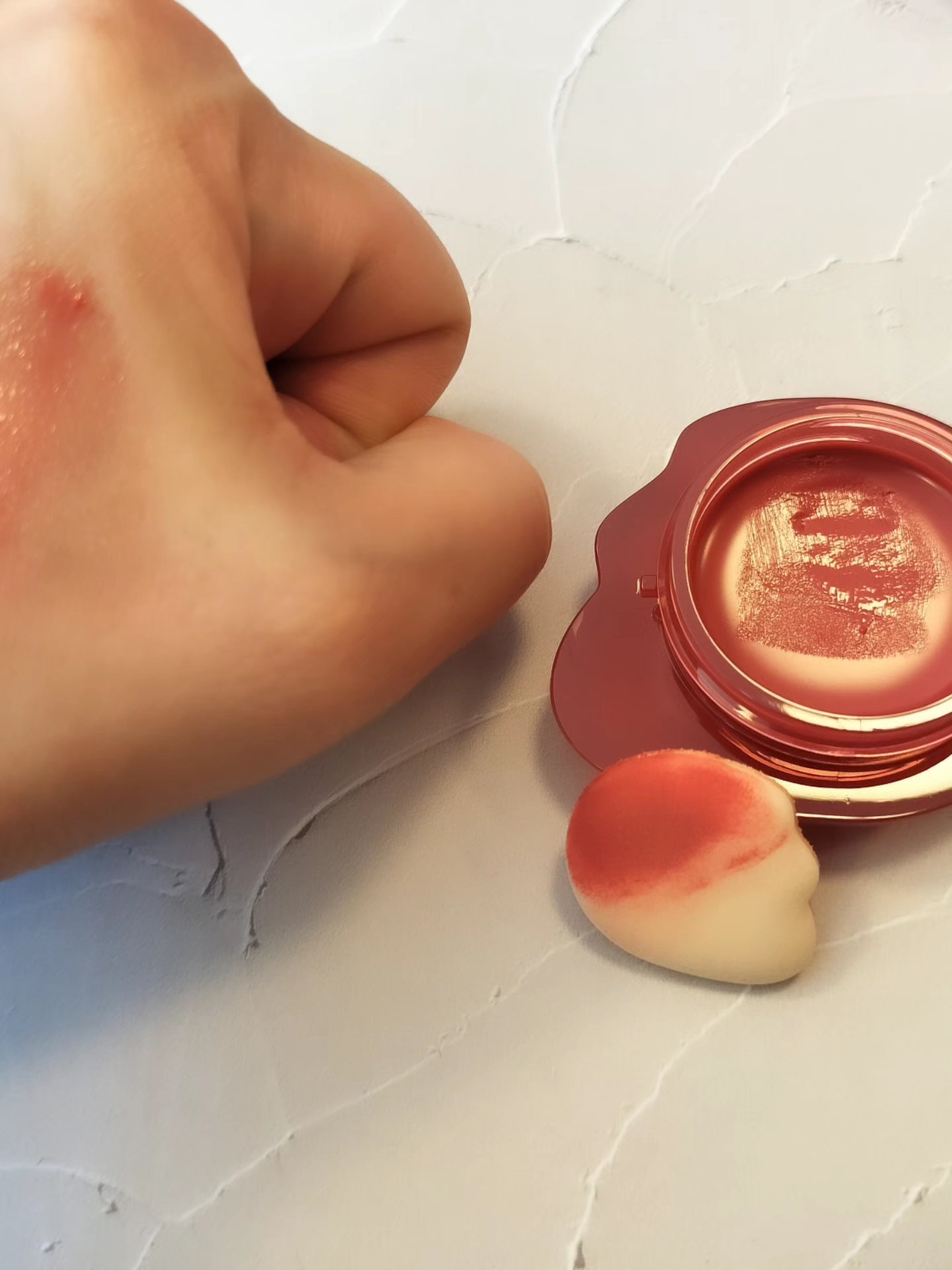 バーミーパフポットリップアンドチーク/%Recipe/ジェル・クリームチークを使ったクチコミ（1枚目）