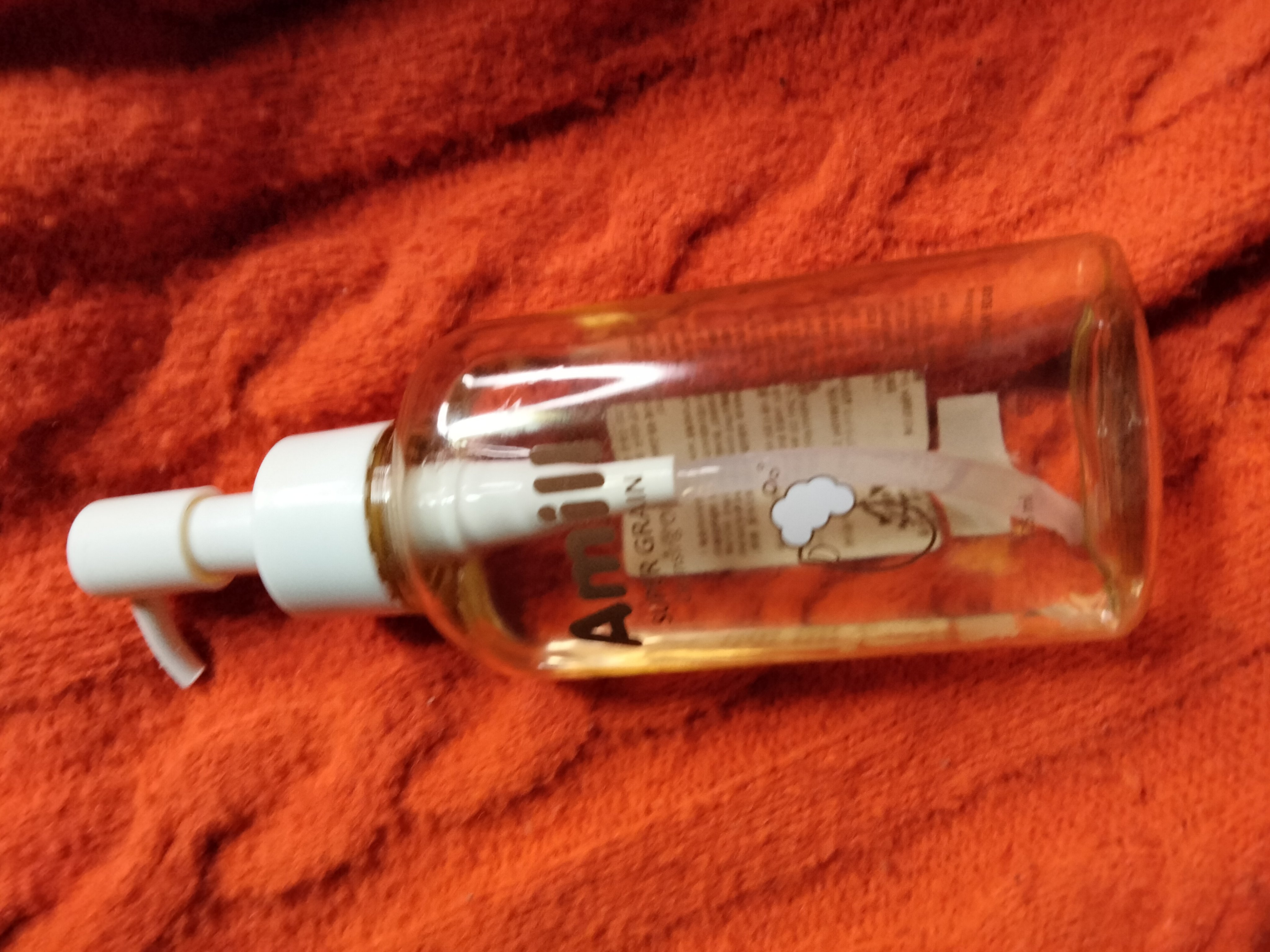 amill スーパーグレイン クレンジングオイルのクチコミ「ドラッグストアで購入しました。
とても良かったので2本目です（笑）

・ダブル洗顔不要
・濡れ.....」（1枚目）