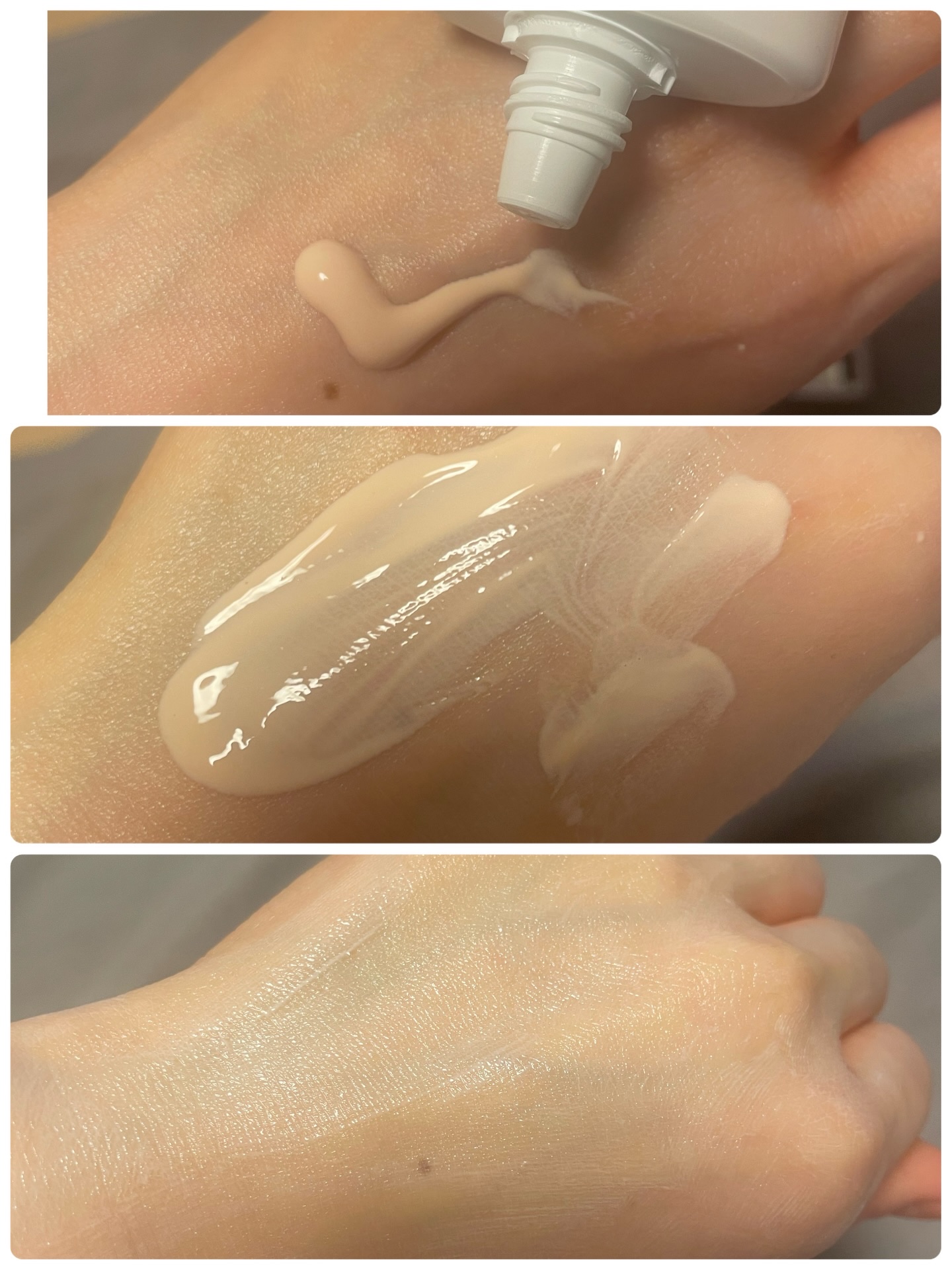 SallyZen グロートーンアップサンクリームのクチコミ「🌞 SallyZen グロートーンアップサンクリーム🧴✨
ぷるっとジェルみたいなテクスチャで、.....」（2枚目）