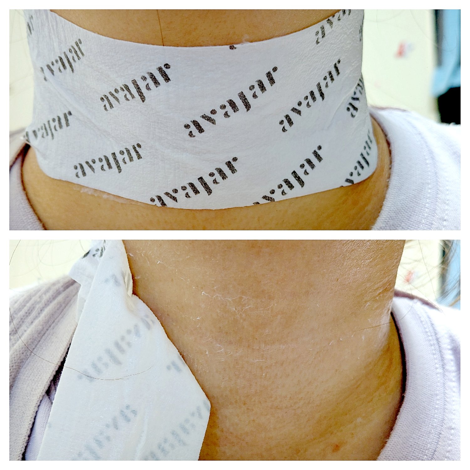 リジュビネイティングネックリンクルコントロールマスク/avajar/ネック・デコルテケアを使ったクチコミ（3枚目）